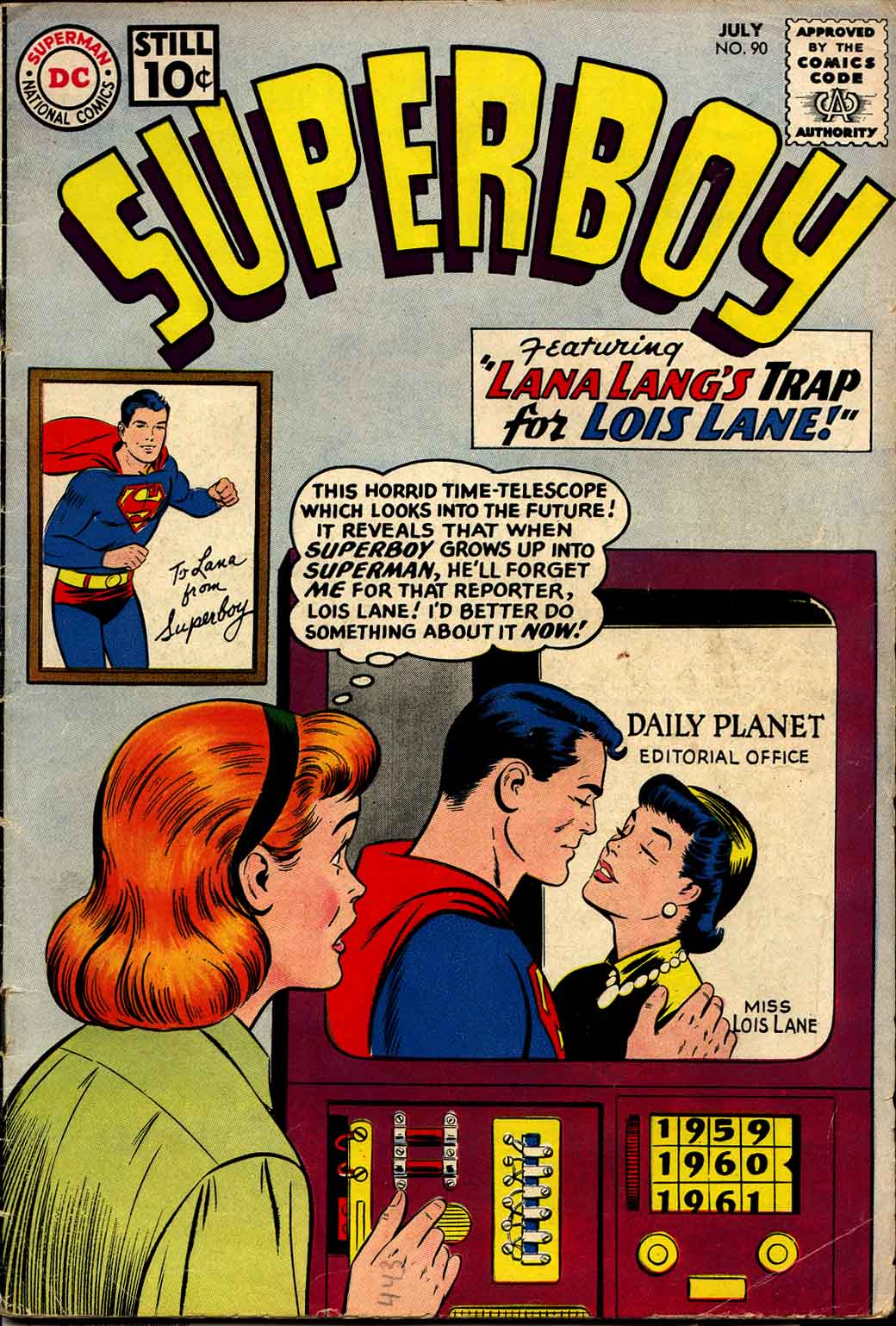 Read online Superboy (1949) comic -  Issue #90 - 1