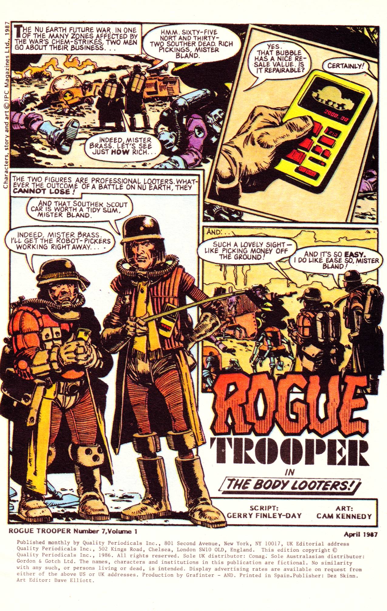 Read online Rogue Trooper (1986) comic -  Issue #7 - 2