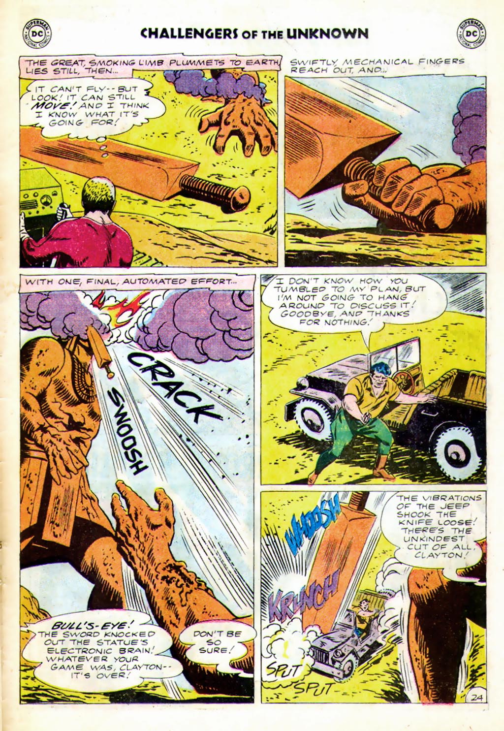 Read online Challengers of the Unknown (1958) comic -  Issue #31 - 31