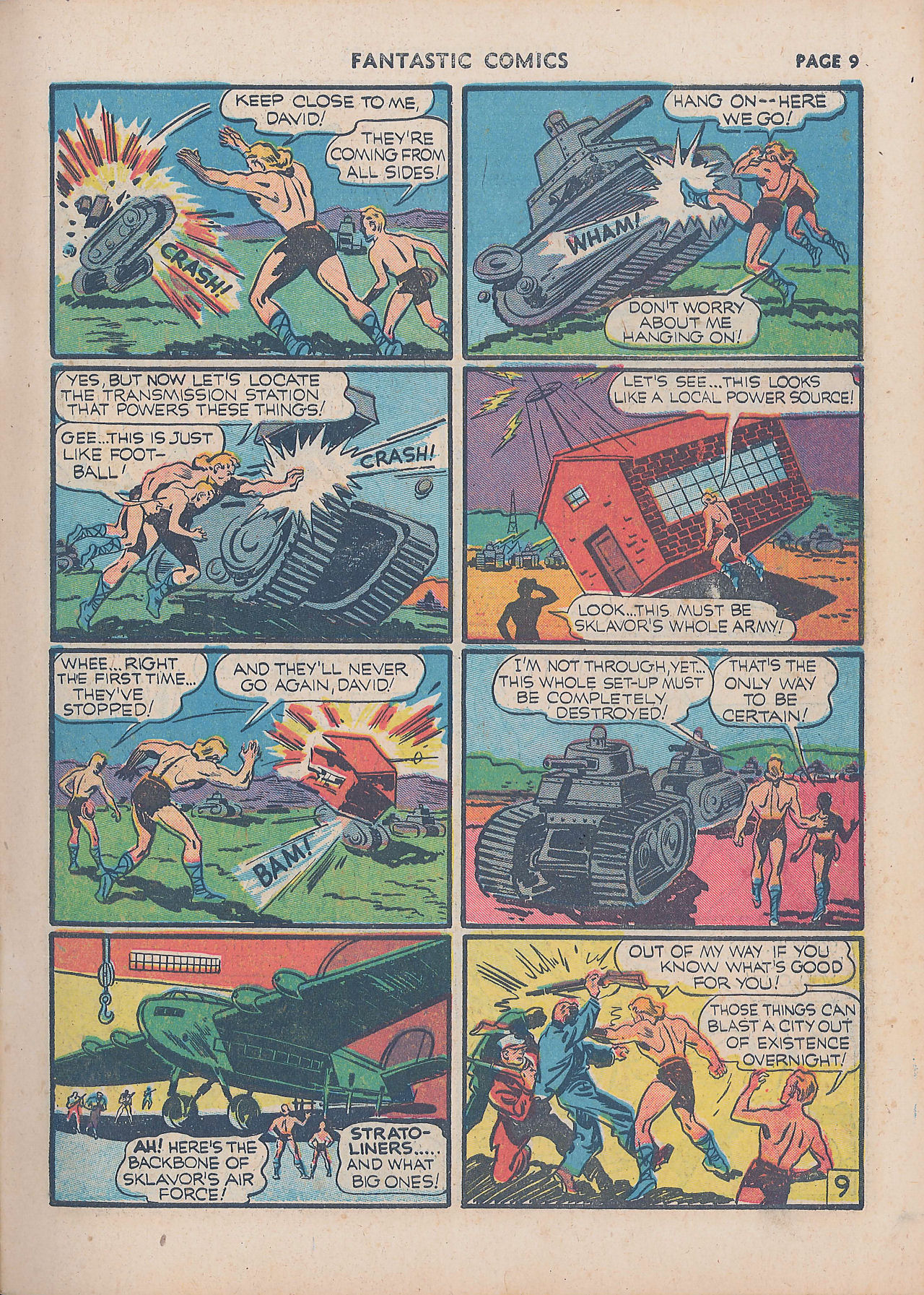 Read online Fantastic Comics comic -  Issue #16 - 11