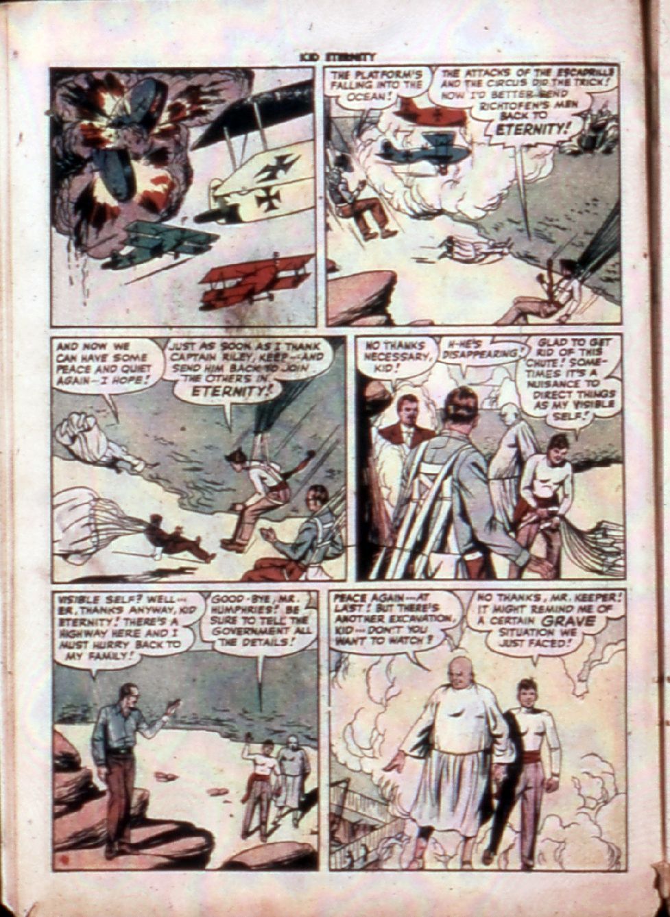 Read online Kid Eternity (1946) comic -  Issue #13 - 14