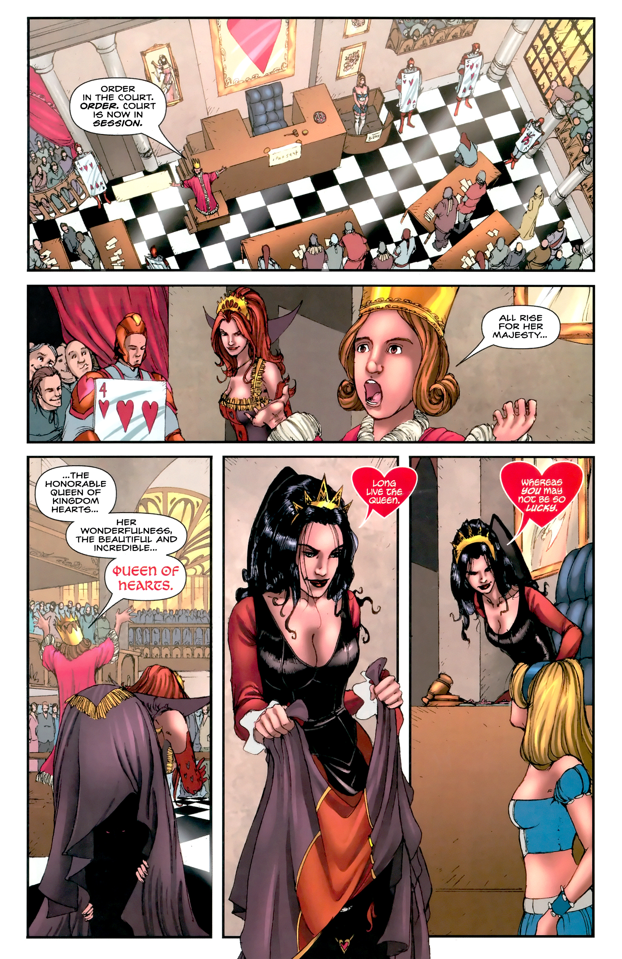 Read online Grimm Fairy Tales presents Alice in Wonderland comic -  Issue #4 - 17
