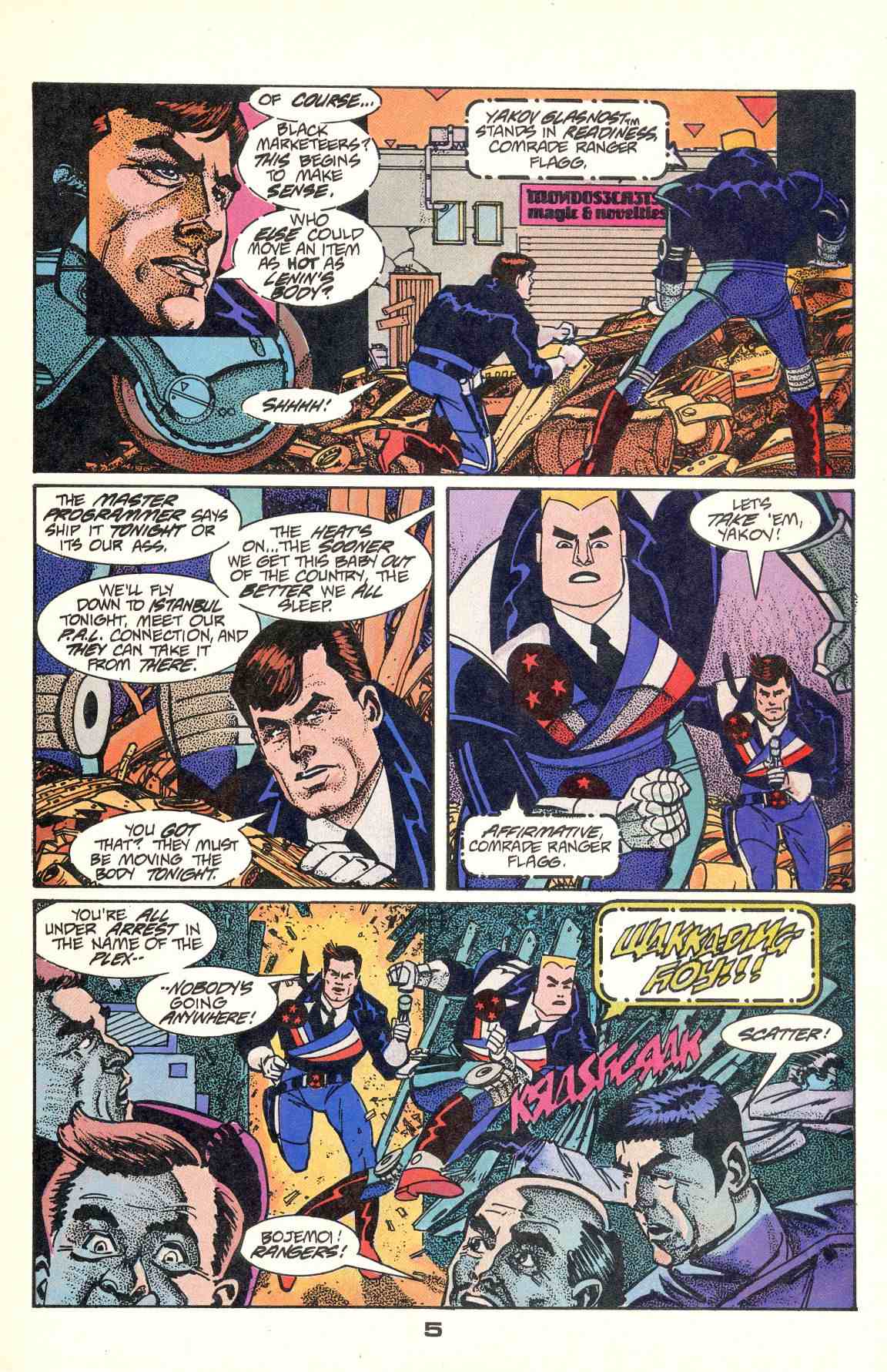 Read online Howard Chaykin's American Flagg comic -  Issue #6 - 7