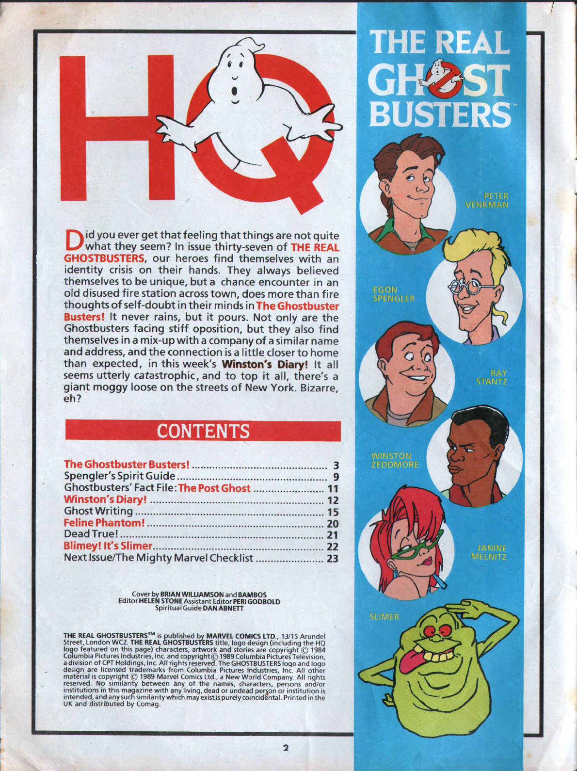 Read online The Real Ghostbusters comic -  Issue #37 - 2