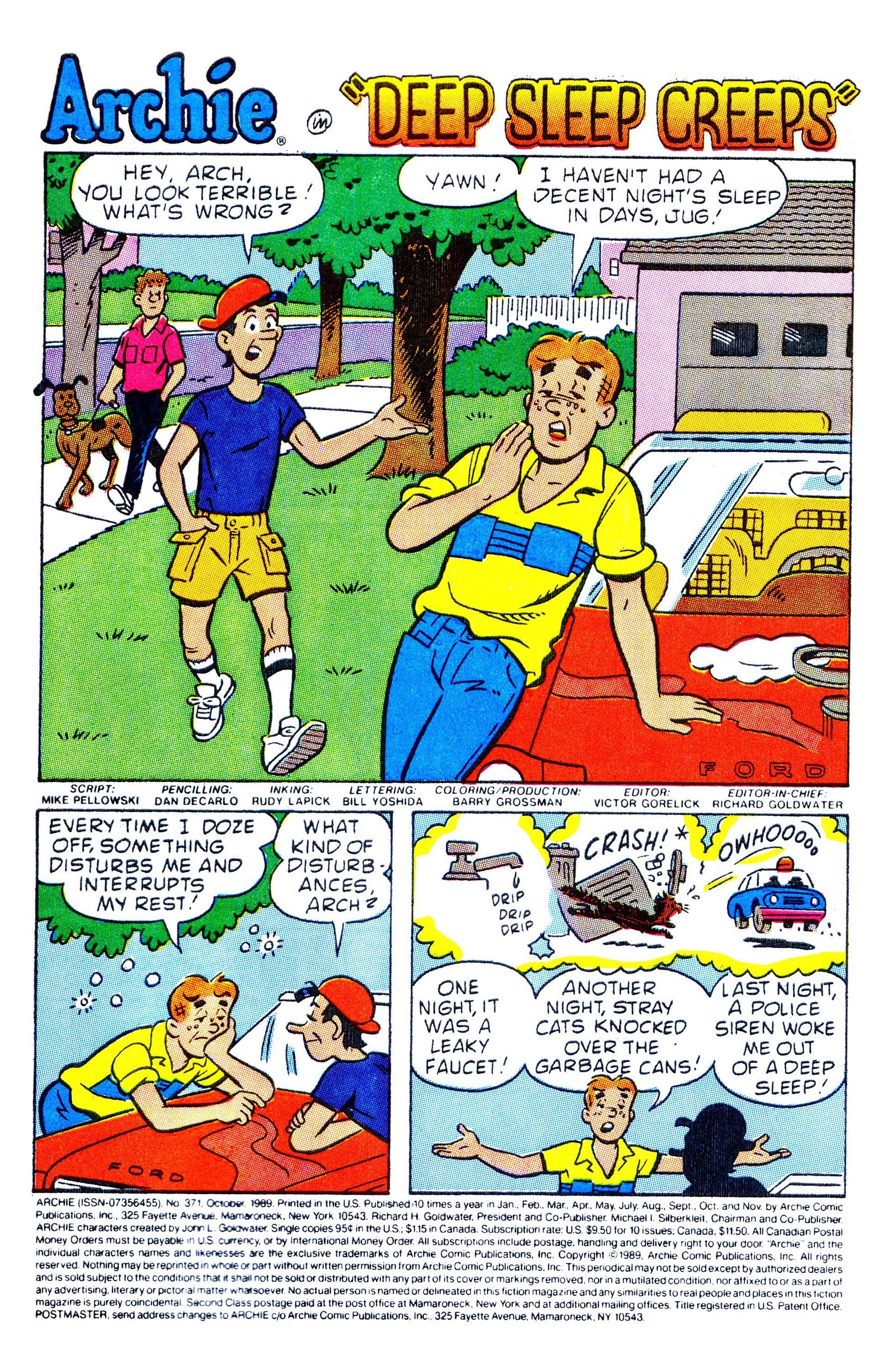 Read online Archie (1960) comic -  Issue #371 - 2