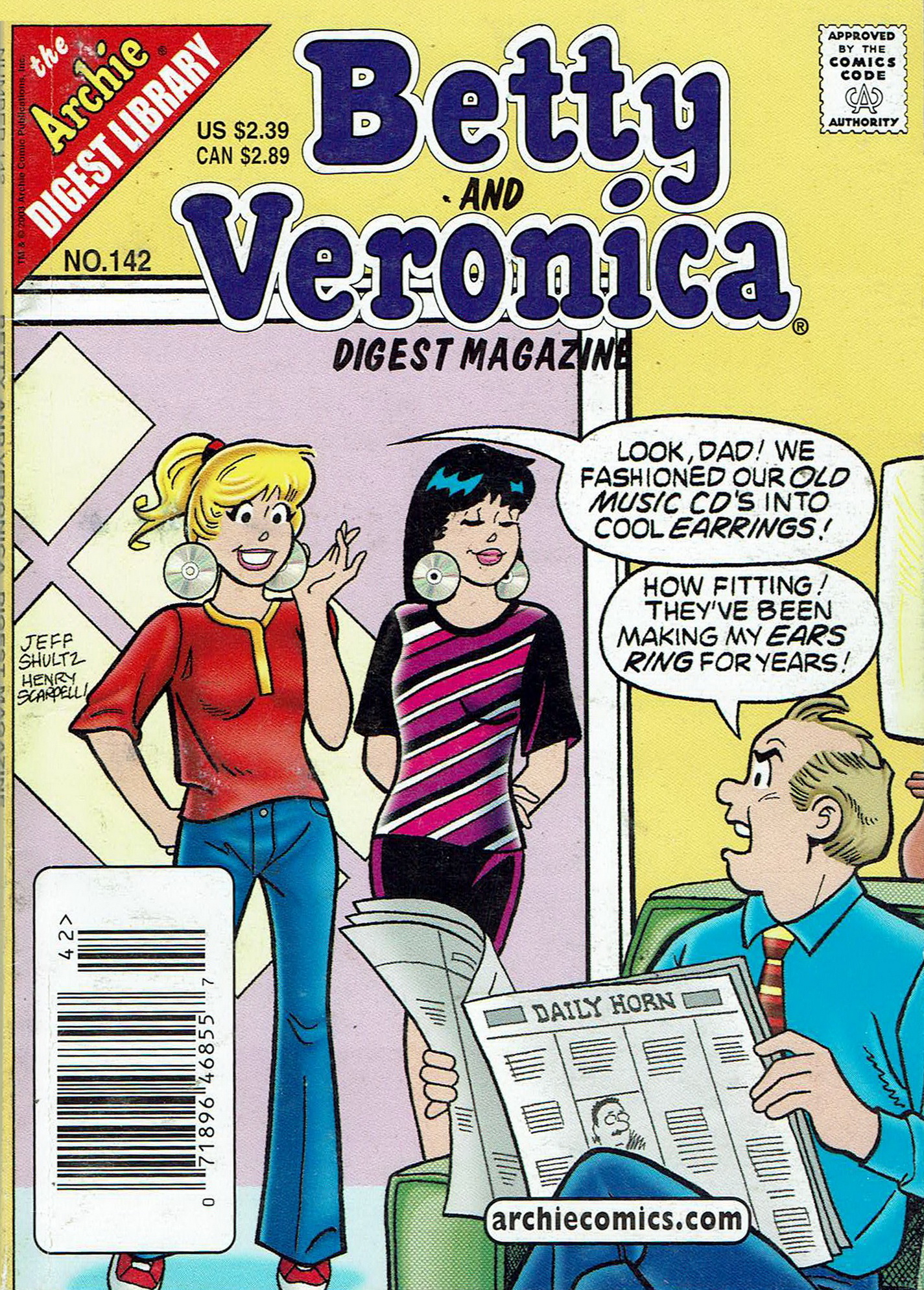 Read online Betty and Veronica Digest Magazine comic -  Issue #142 - 1