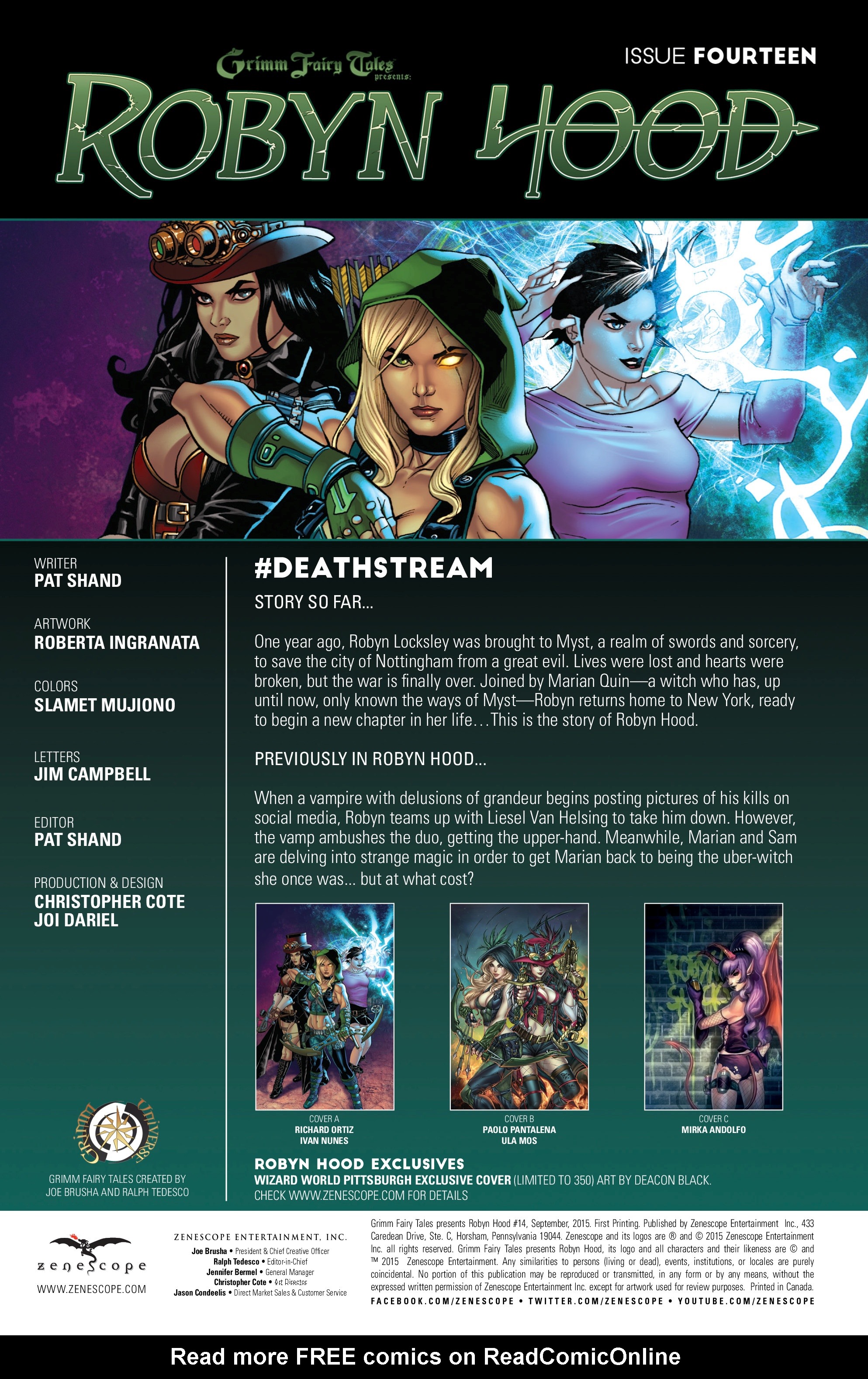 Read online Grimm Fairy Tales presents Robyn Hood (2014) comic -  Issue #14 - 2