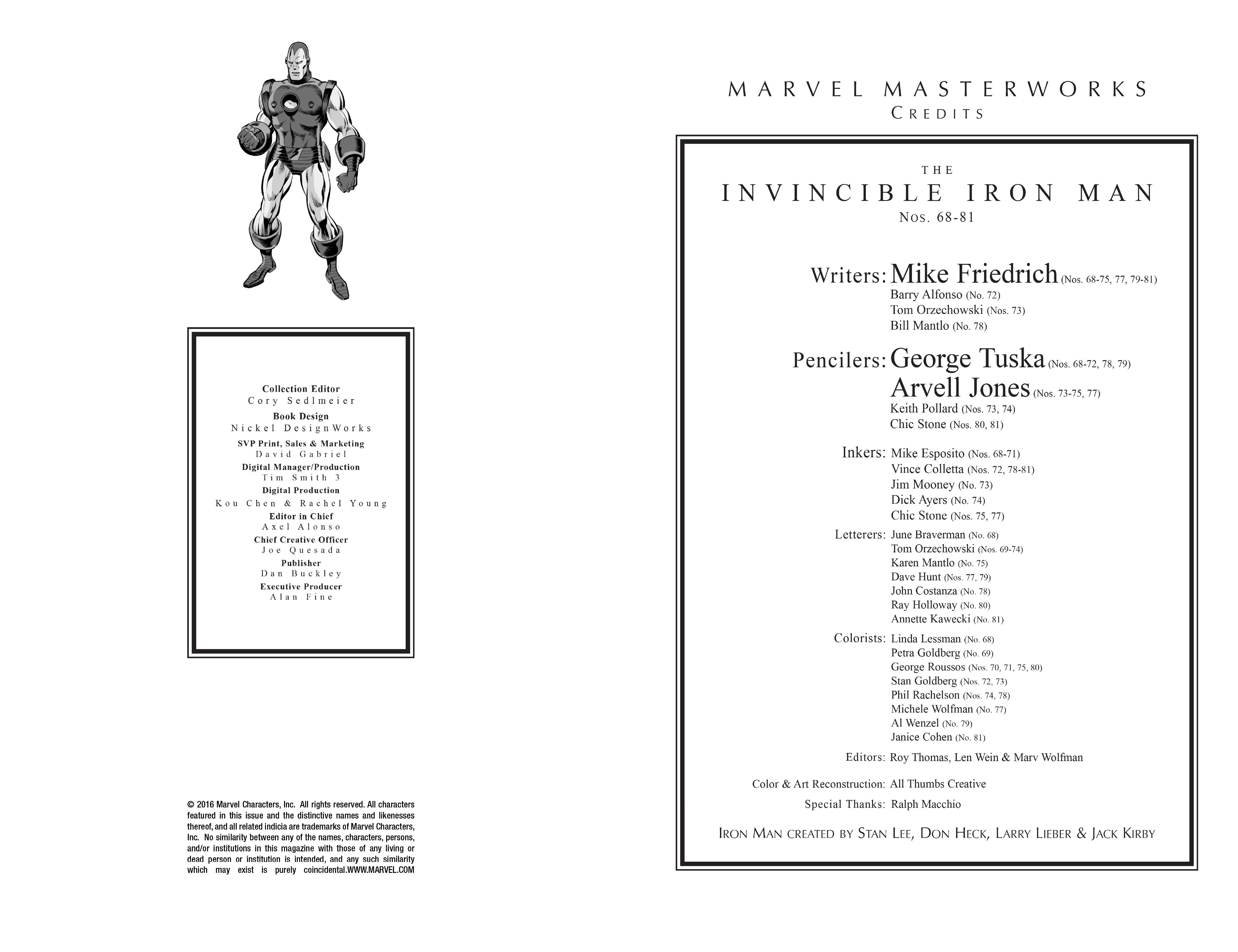 Read online Marvel Masterworks: The Invincible Iron Man comic -  Issue # TPB 10 (Part 1) - 3