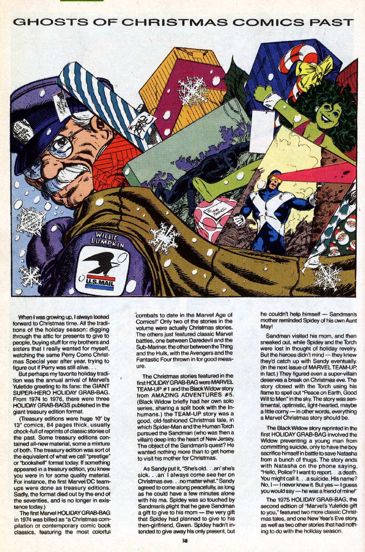 Read online Marvel Holiday Special (1991) comic -  Issue #1991 - 42
