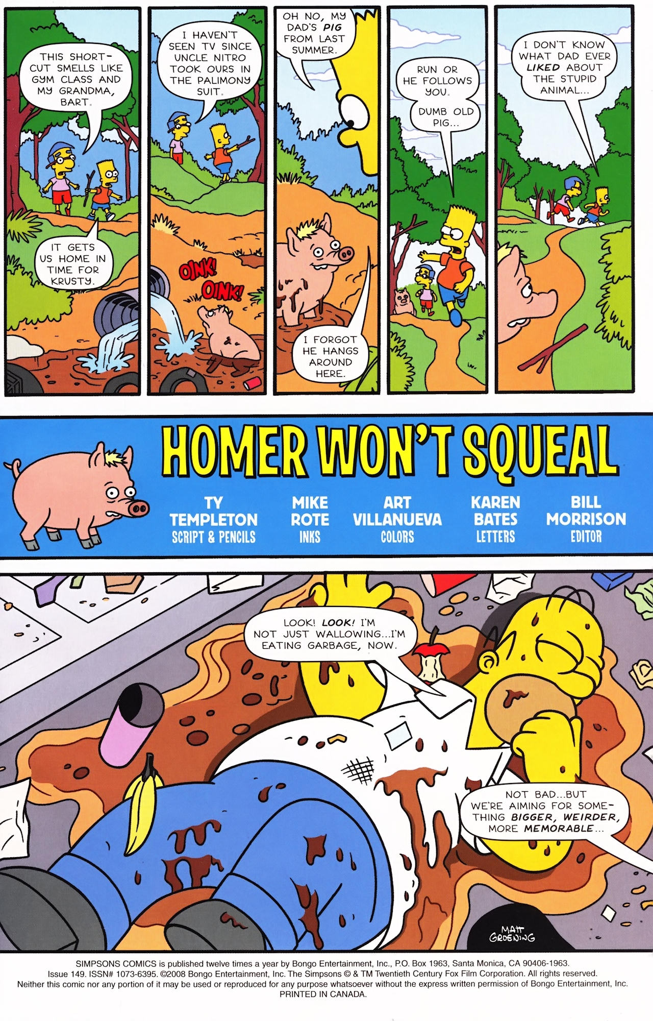 Read online Simpsons Comics comic -  Issue #149 - 2