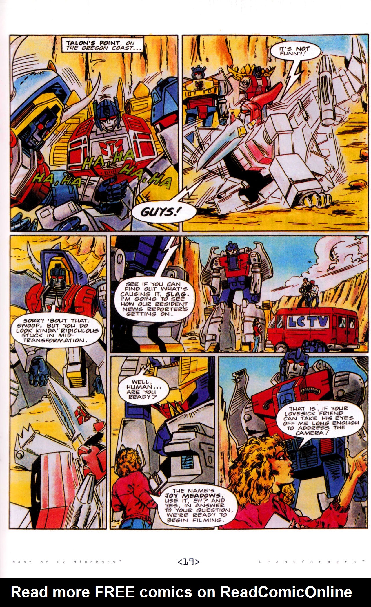 Read online The Transformers: Best of UK: Dinobots comic -  Issue #5 - 21