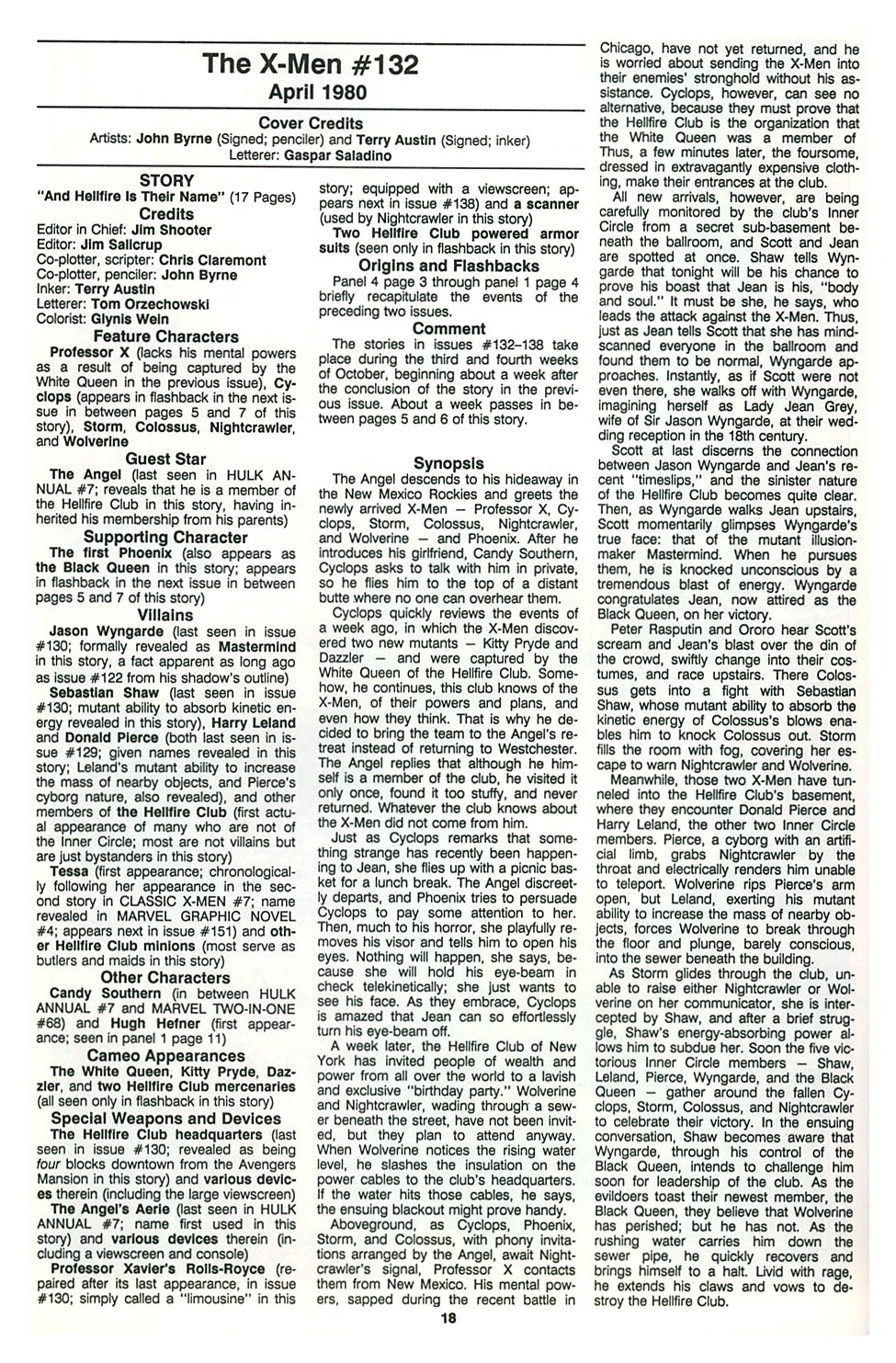 The Official Marvel Index To The X-Men (1987) issue 7 - Page 20