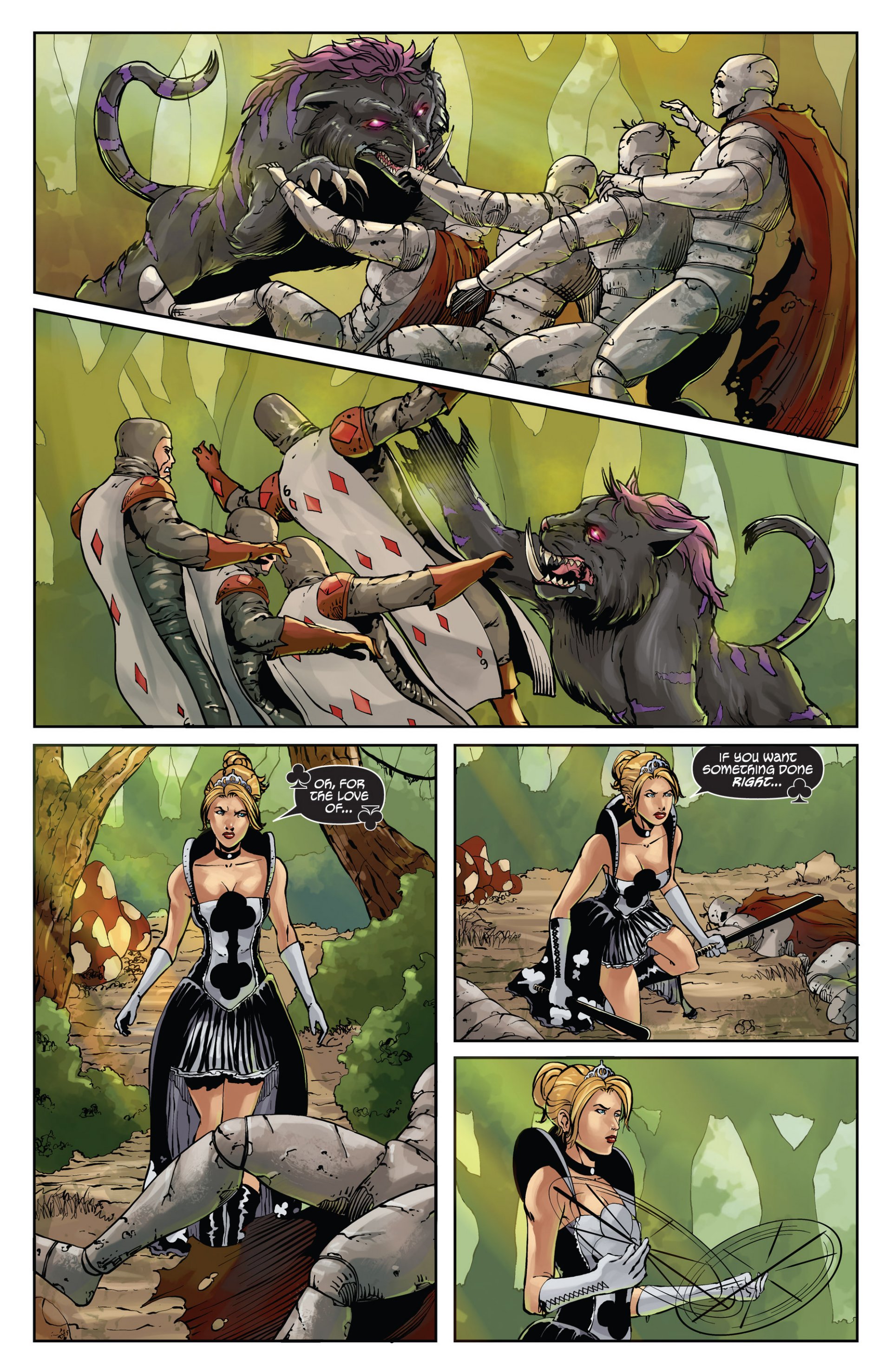 Read online Grimm Fairy Tales presents Wonderland comic -  Issue #24 - 13