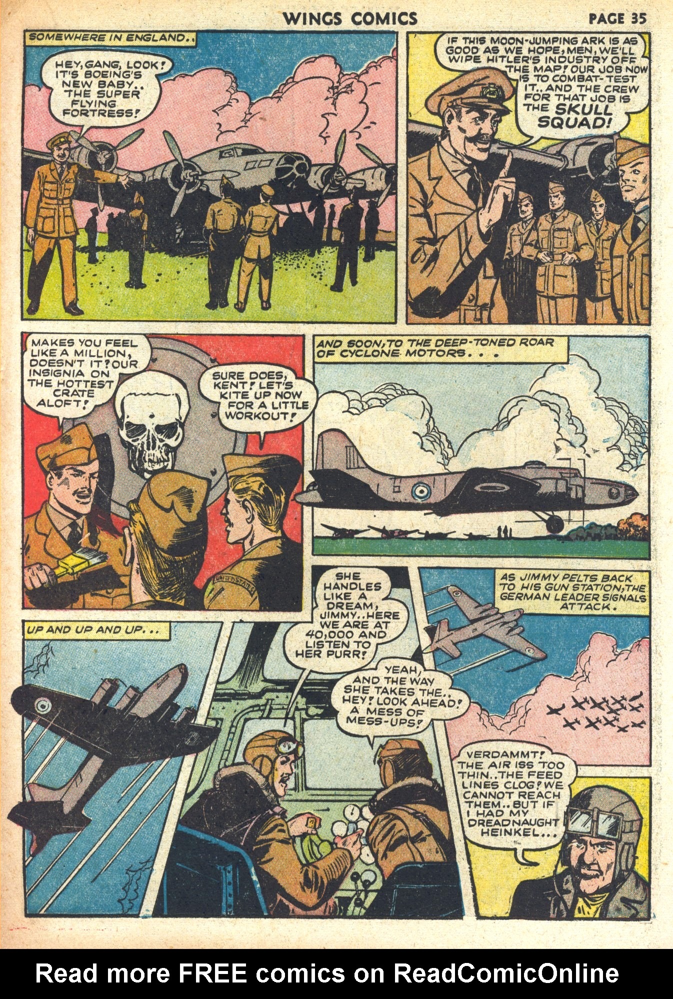 Read online Wings Comics comic -  Issue #30 - 37