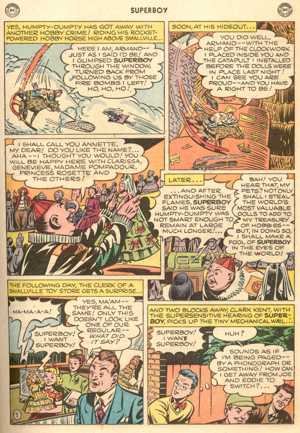 Read online Superboy (1949) comic -  Issue #7 - 18