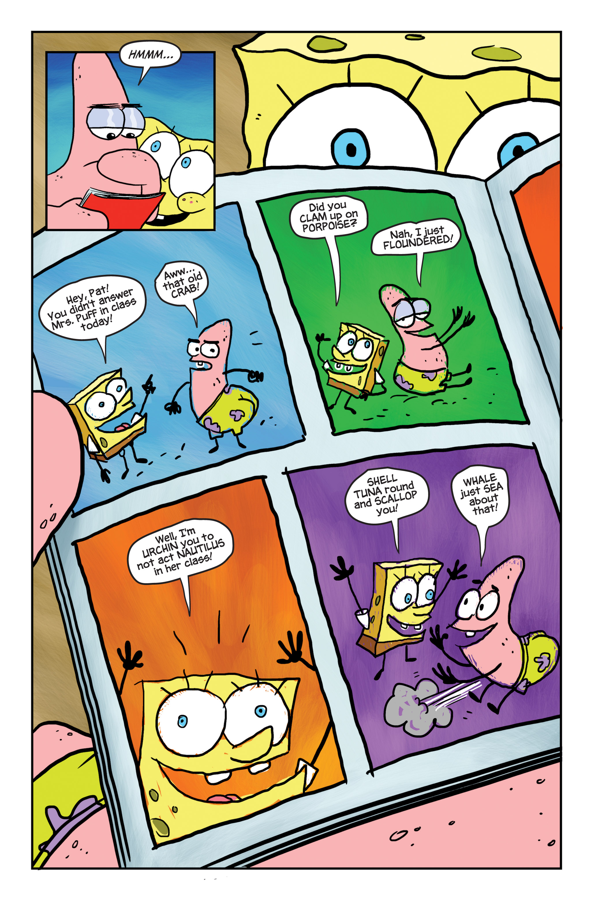 Read online Free Comic Book Day 2014 comic -  Issue # SpongeBob Freestyle Funnies 2014 - 28