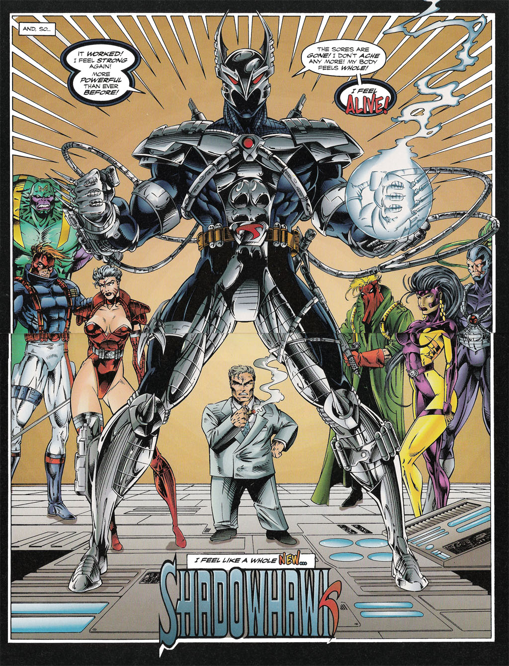 Read online ShadowHawk comic -  Issue #13 - 16
