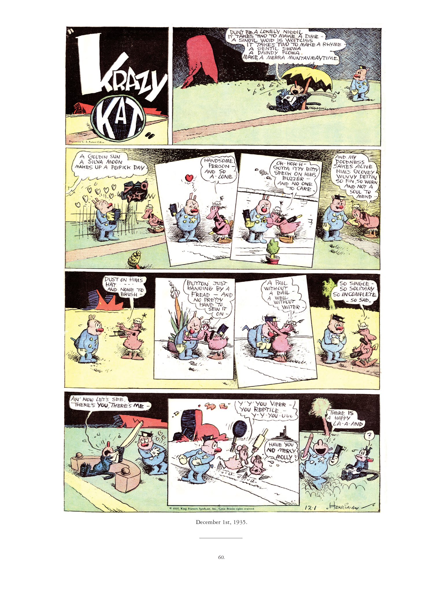 Read online Krazy & Ignatz comic -  Issue # TPB 9 - 58