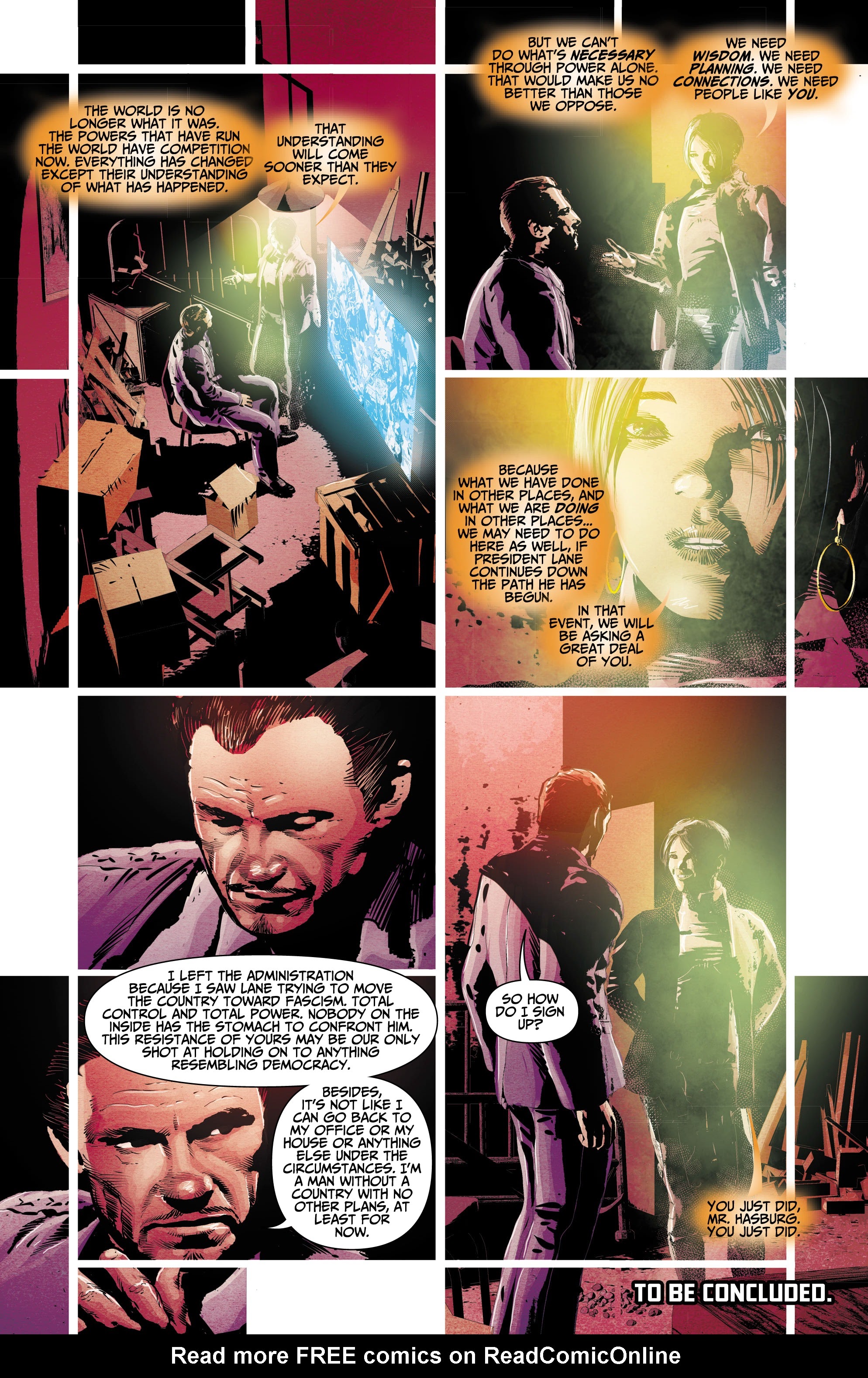 Read online The Resistance (2020) comic -  Issue #5 - 23