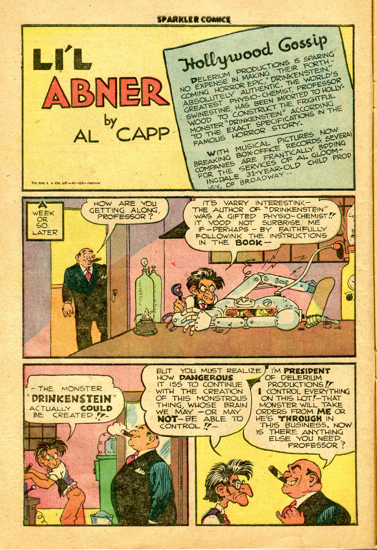 Read online Sparkler Comics comic -  Issue #64 - 10