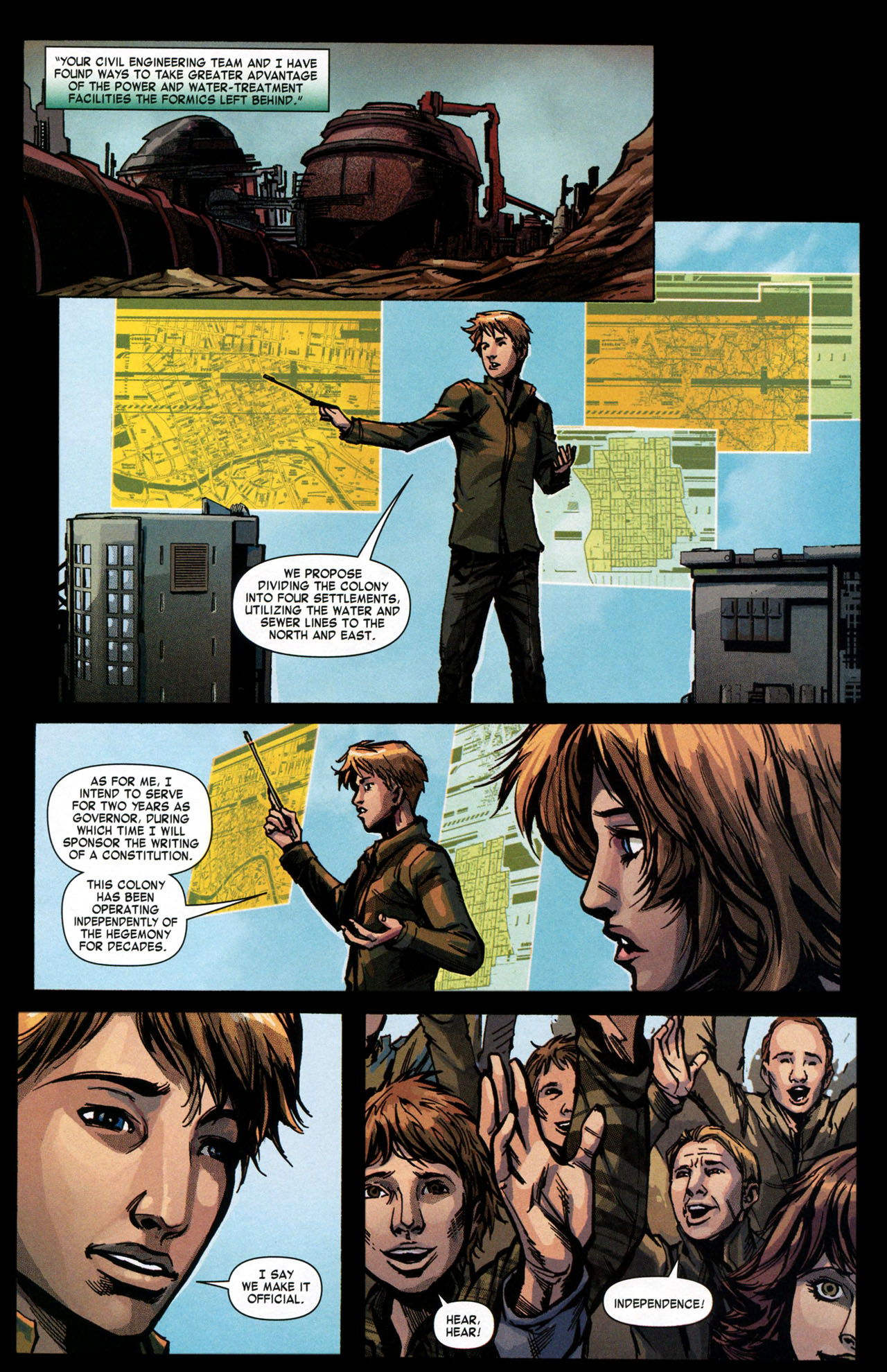 Read online Ender in Exile comic -  Issue #4 - 5