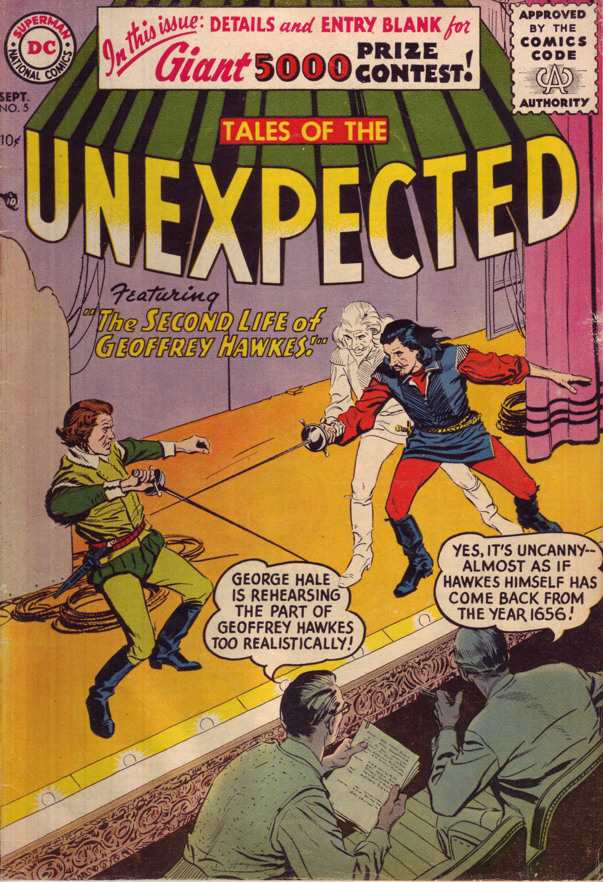 Read online Tales of the Unexpected comic -  Issue #5 - 1