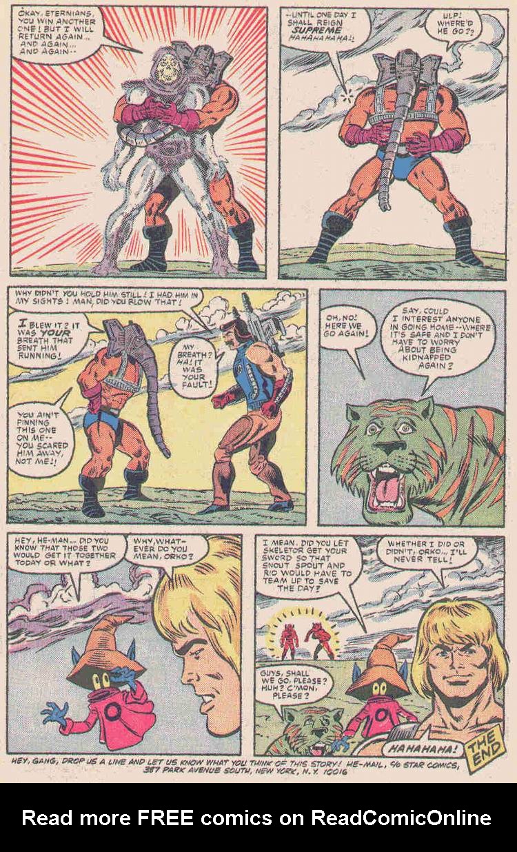 Read online Masters of the Universe (1986) comic -  Issue #4 - 24