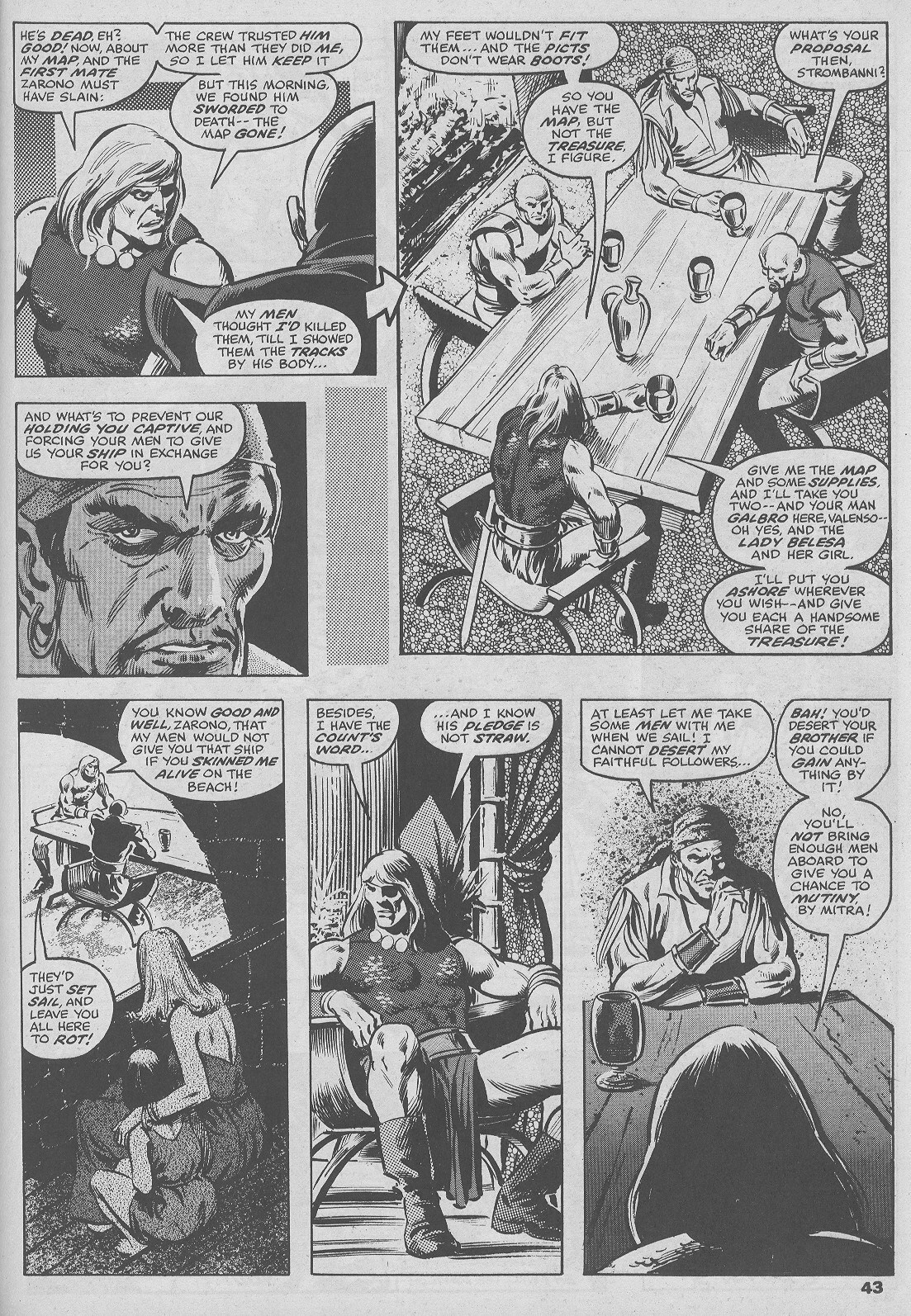 Read online The Savage Sword Of Conan comic -  Issue #47 - 43