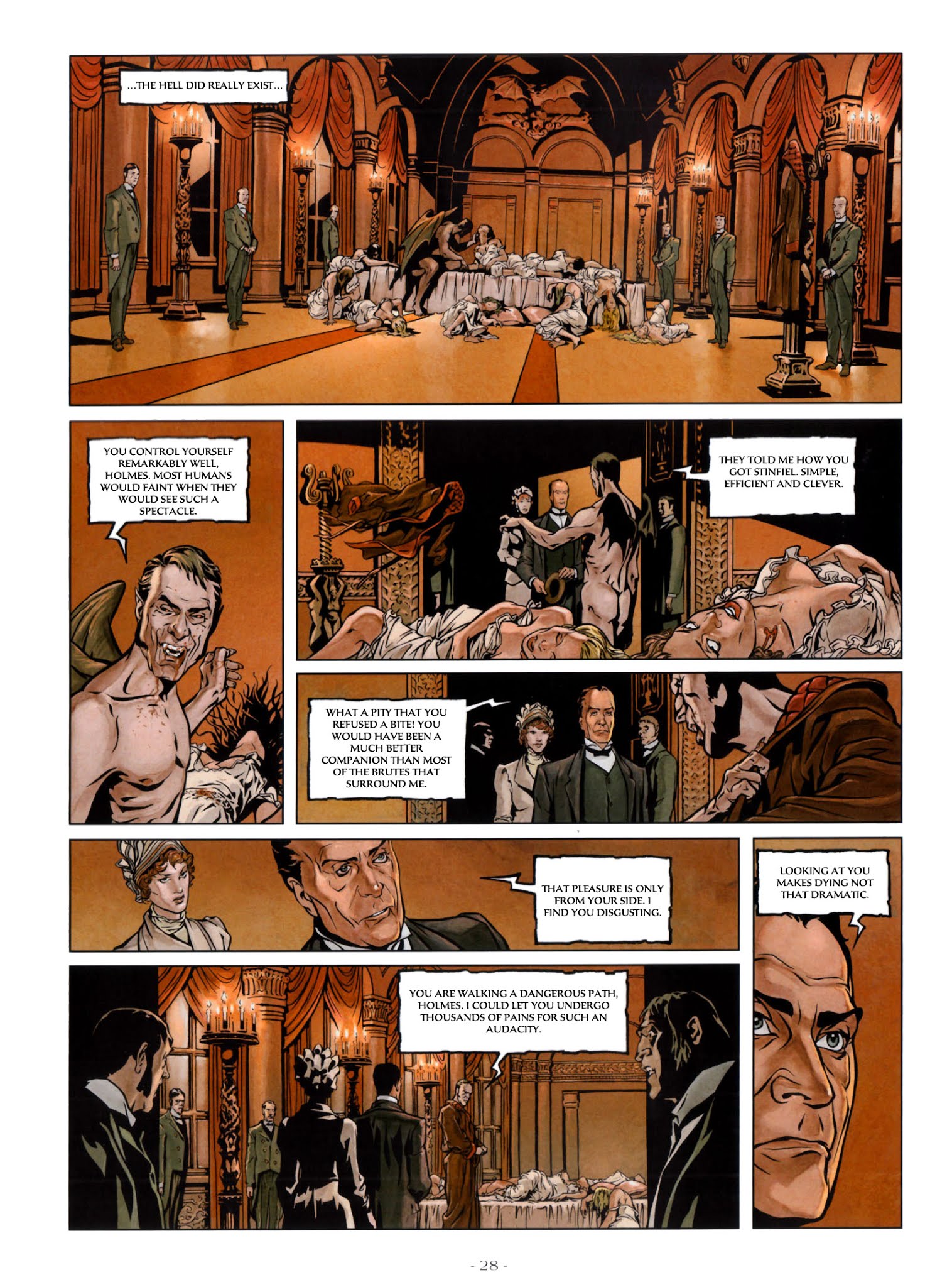 Read online Sherlock Holmes and the Vampires of London comic -  Issue # TPB - 29