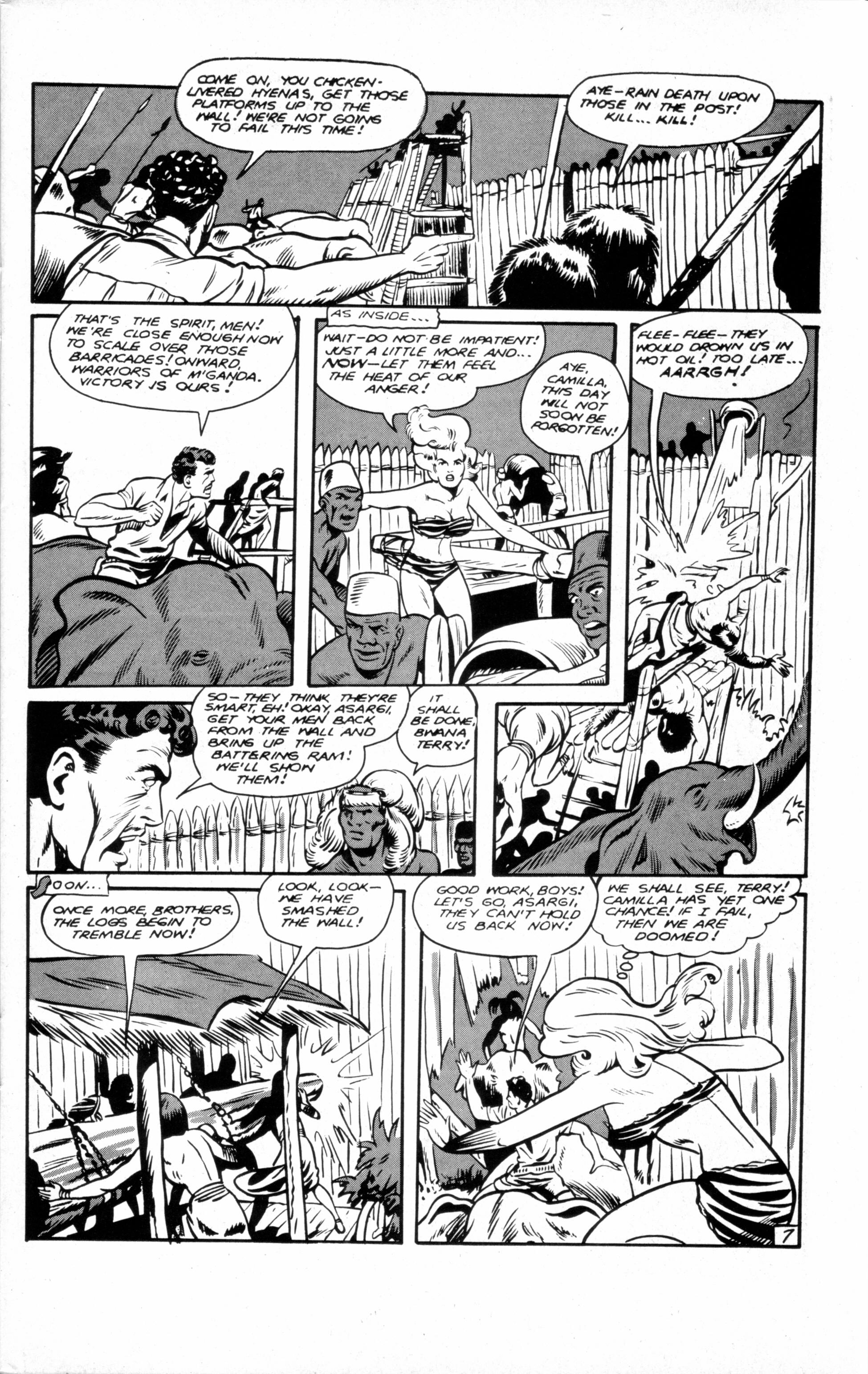 Read online Jungle Girls (1988) comic -  Issue #6 - 9
