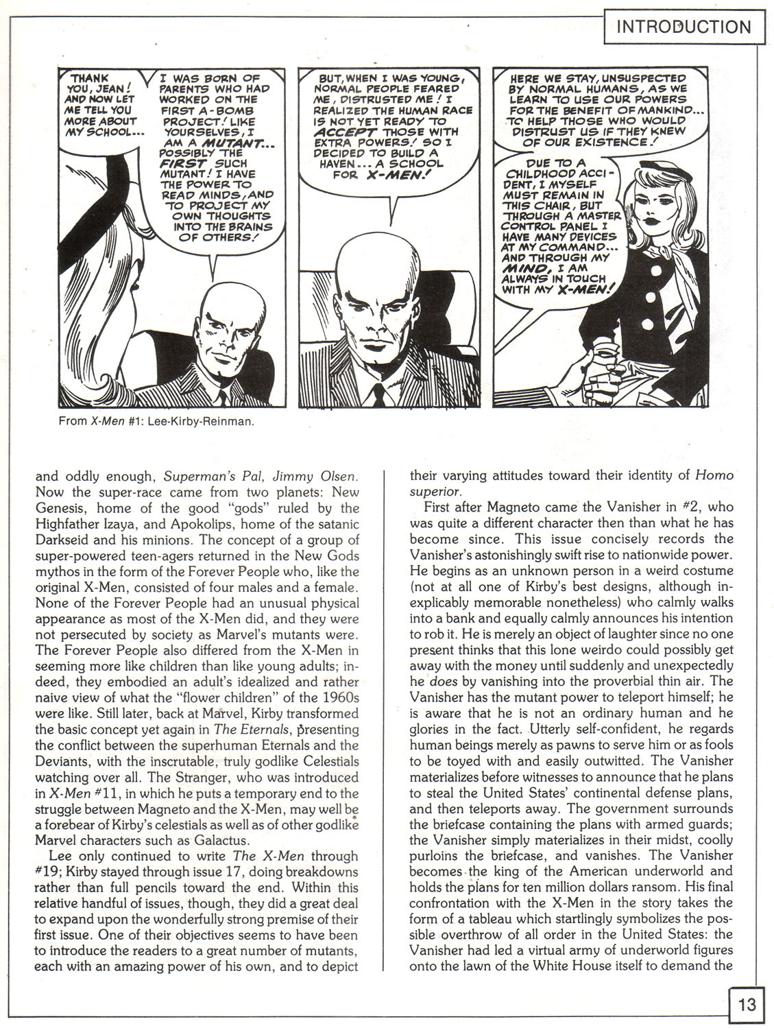 Read online The X-Men Companion comic -  Issue #1 - 13