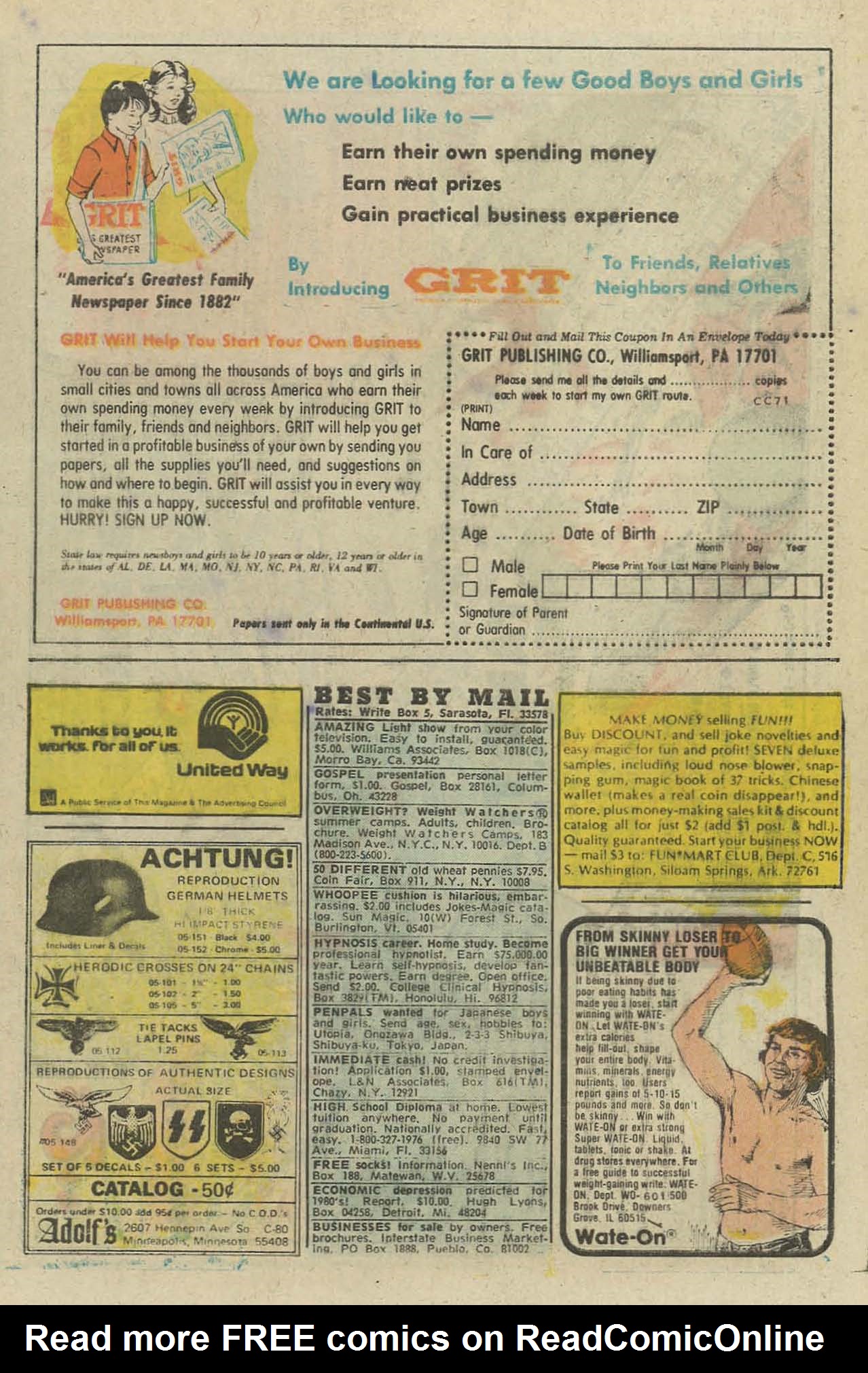 Read online Attack (1971) comic -  Issue #30 - 33