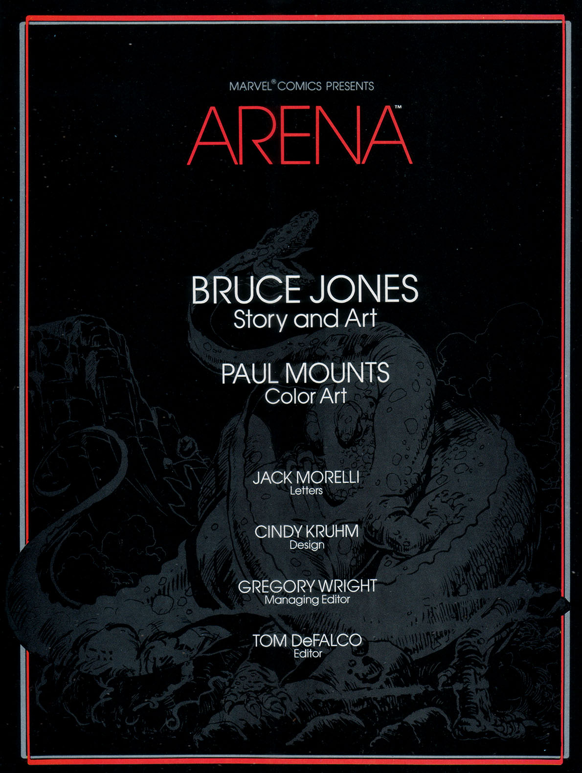 Read online Marvel Graphic Novel comic -  Issue #45 - Arena - 3