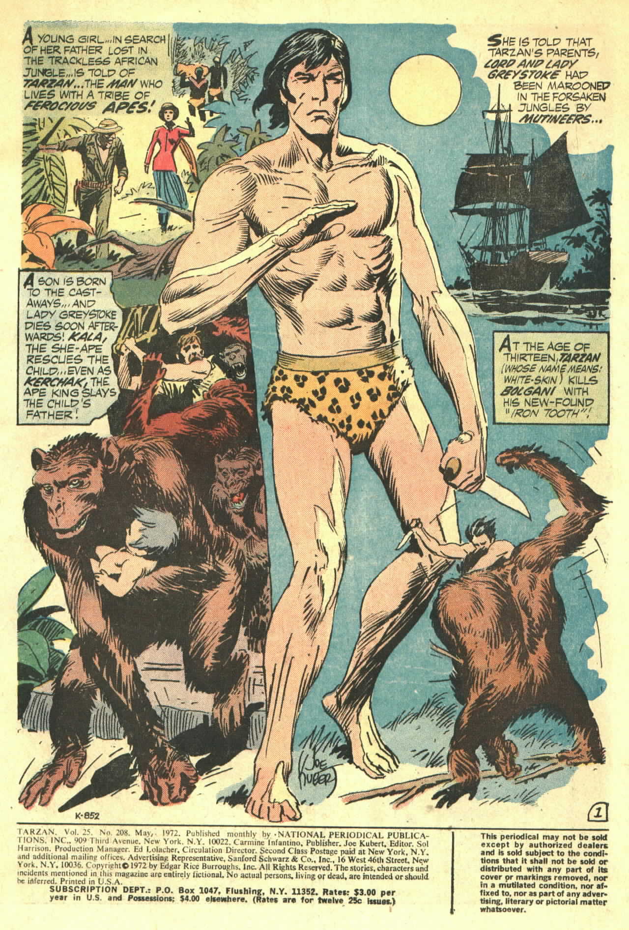 Read online Tarzan (1972) comic -  Issue #208 - 2