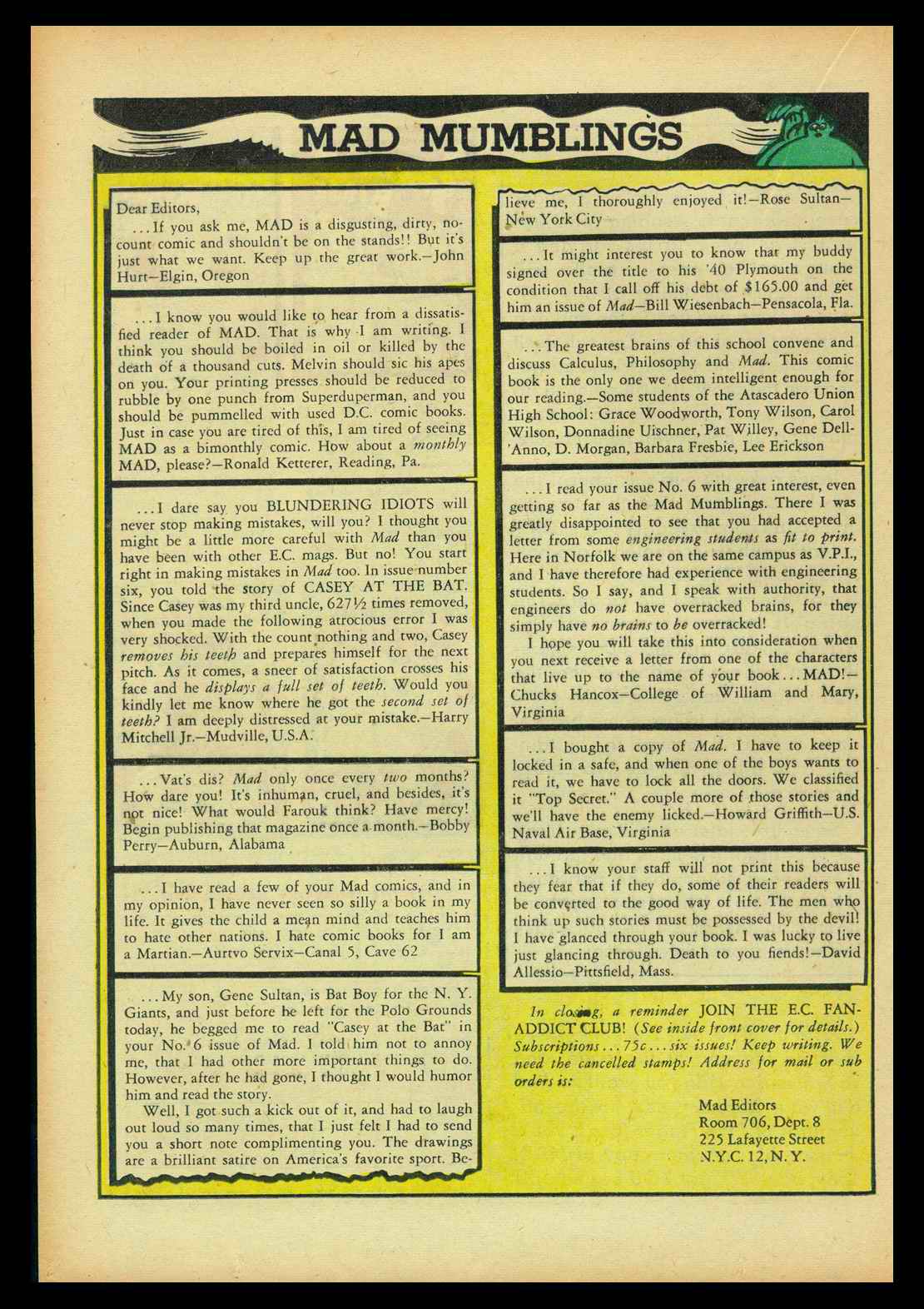 Read online MAD comic -  Issue #8 - 20