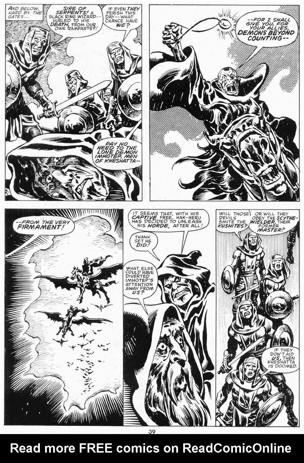 The Savage Sword Of Conan issue 206 - Page 40