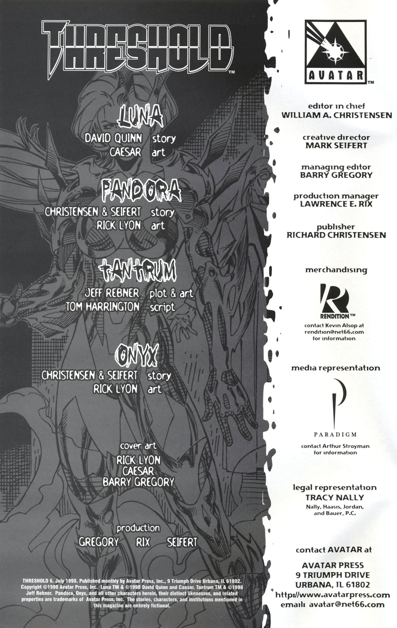 Read online Threshold (1998) comic -  Issue #6 - 3