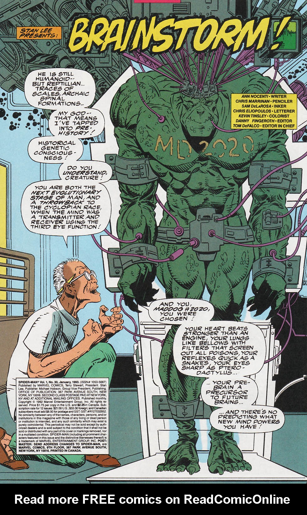 Read online Spider-Man (1990) comic -  Issue #30 - Brainstorm - 3