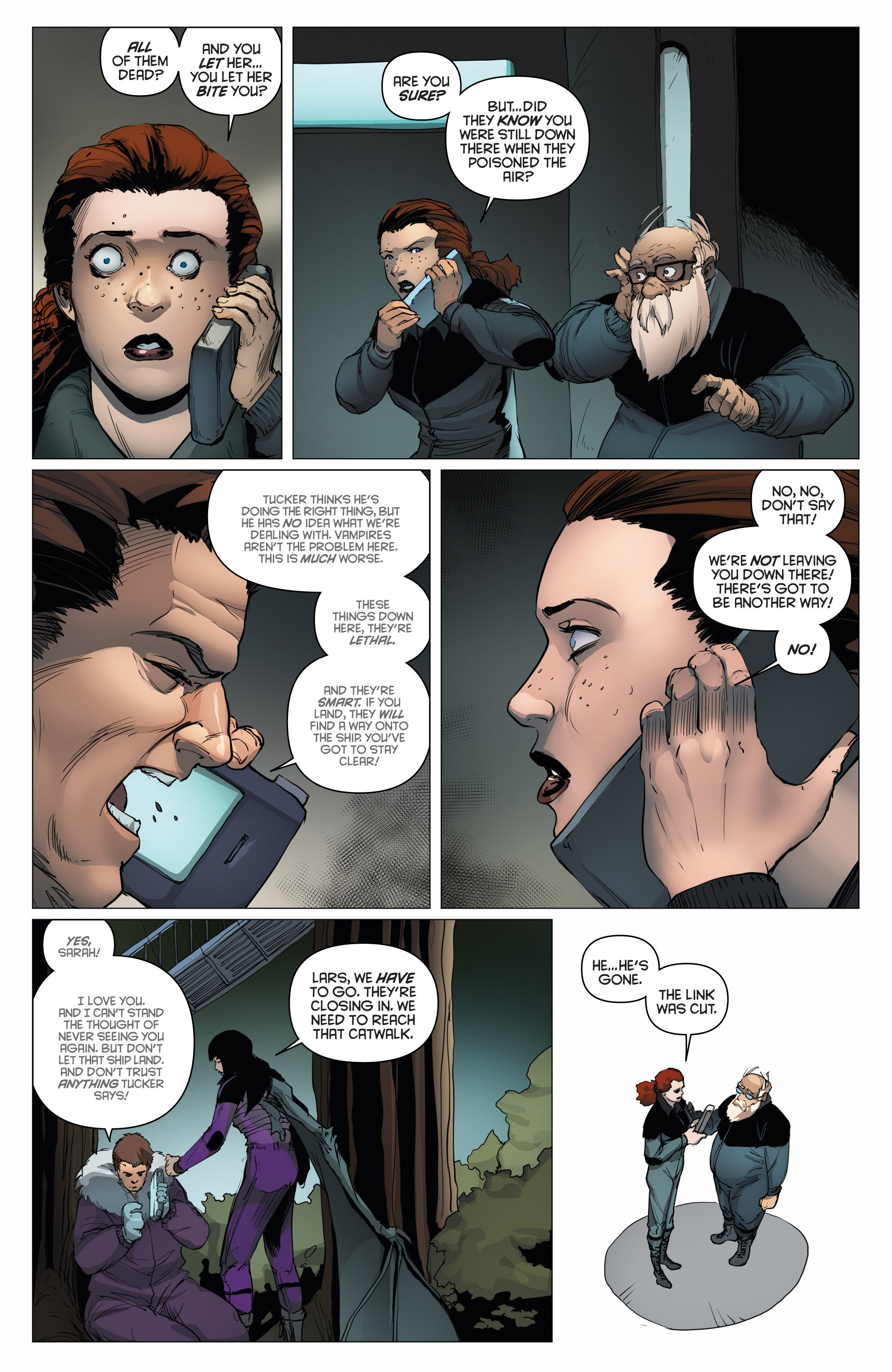 Read online Aliens/Vampirella comic -  Issue #4 - 17