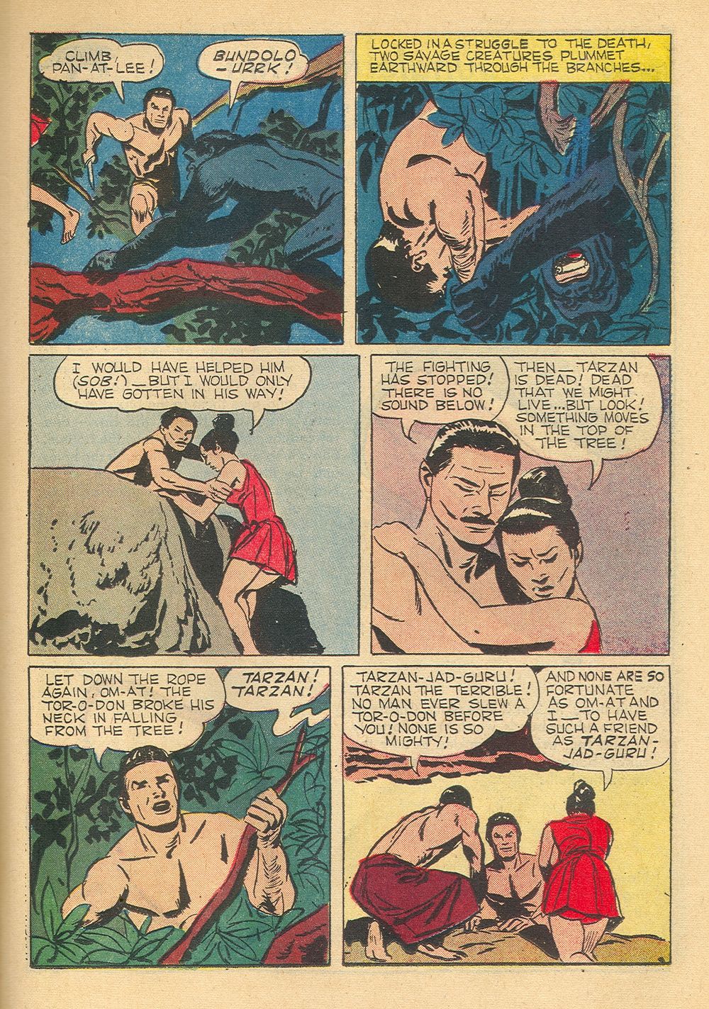 Read online Tarzan (1948) comic -  Issue #51 - 55