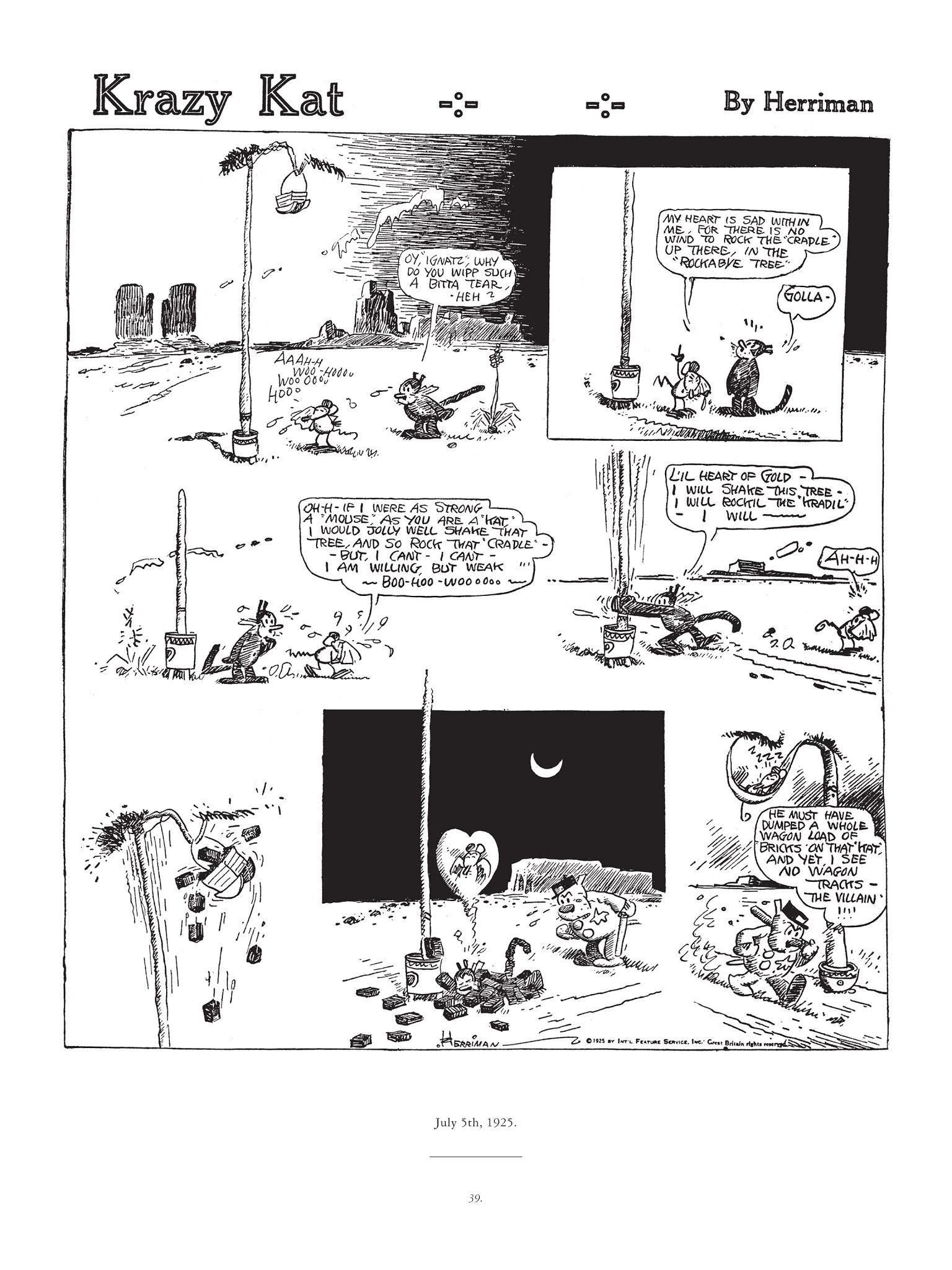 Read online Krazy & Ignatz comic -  Issue # TPB 4 - 40