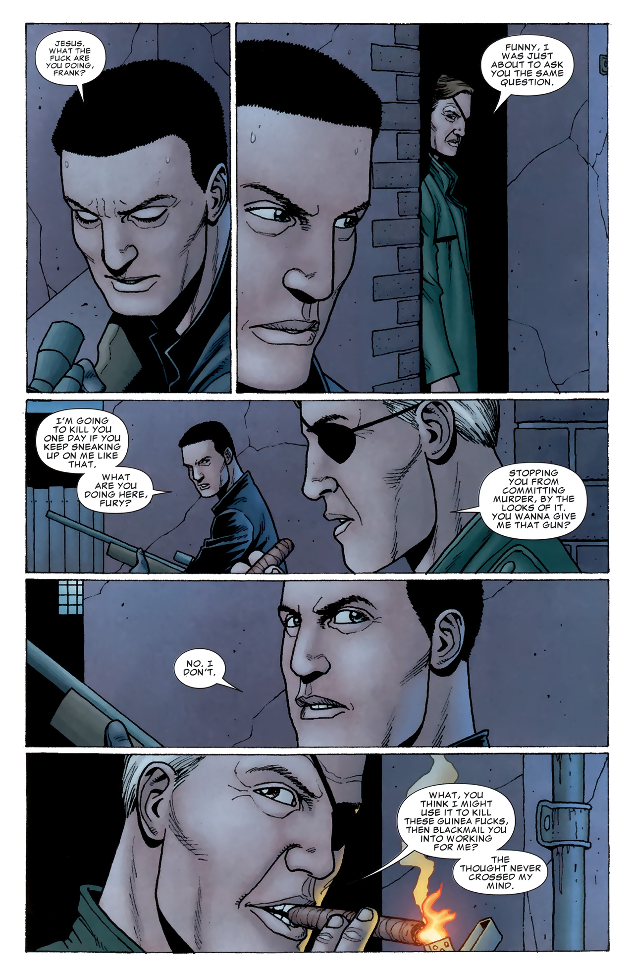 Read online PunisherMAX comic -  Issue #15 - 16