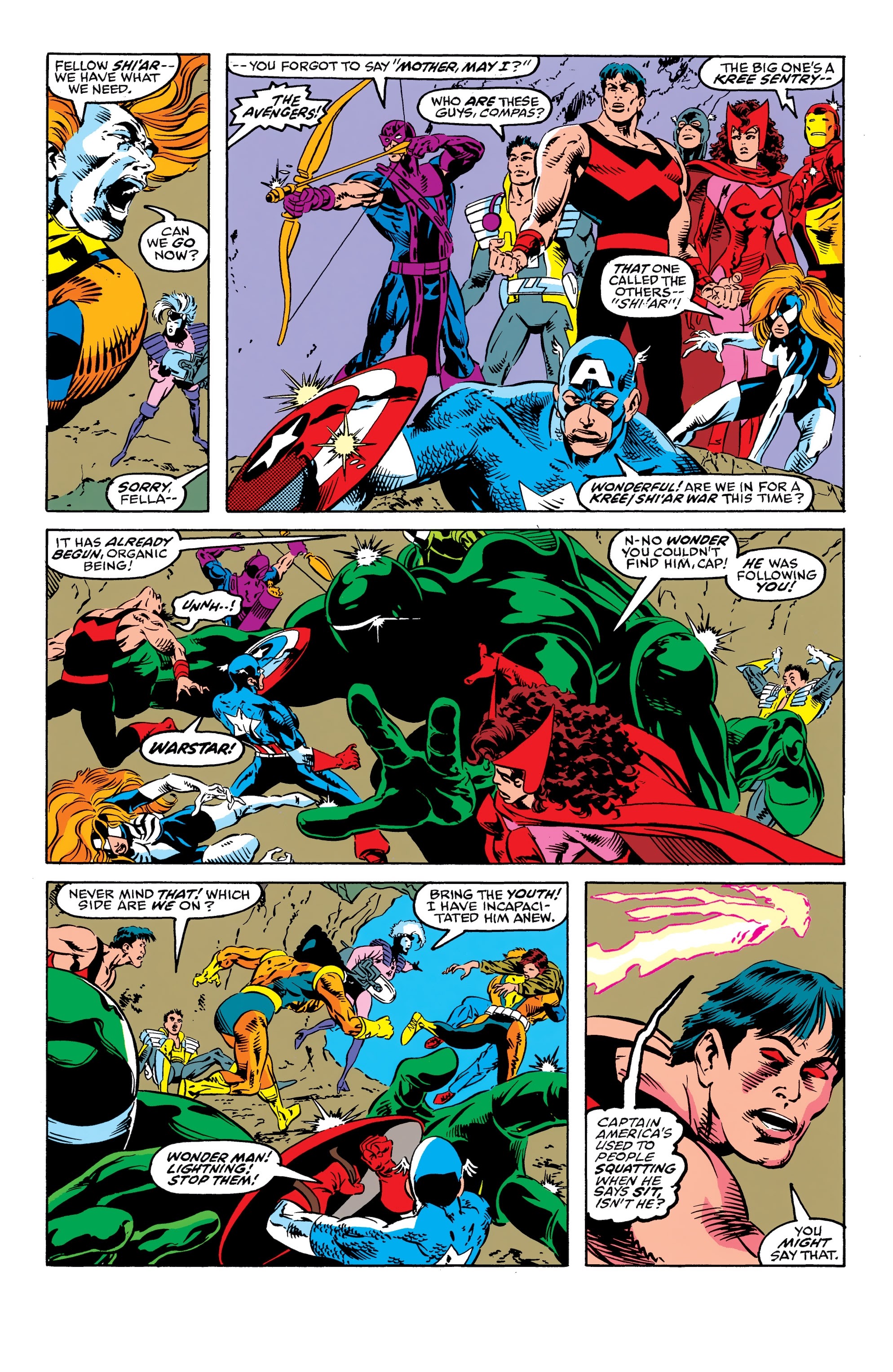 Read online Avengers Epic Collection: Operation Galactic Storm comic -  Issue # TPB (Part 1) - 35