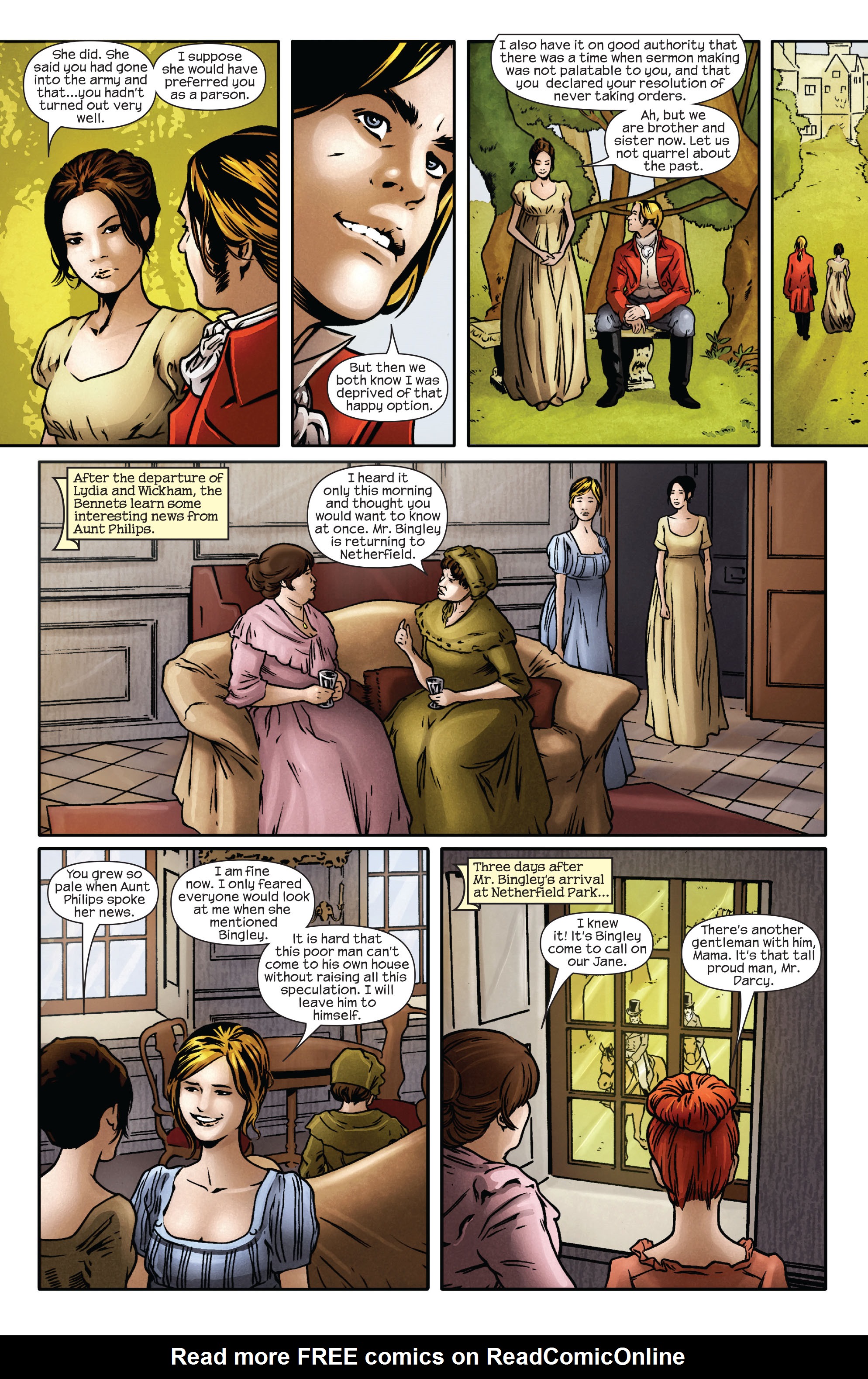 Read online Pride & Prejudice (2009) comic -  Issue #5 - 14