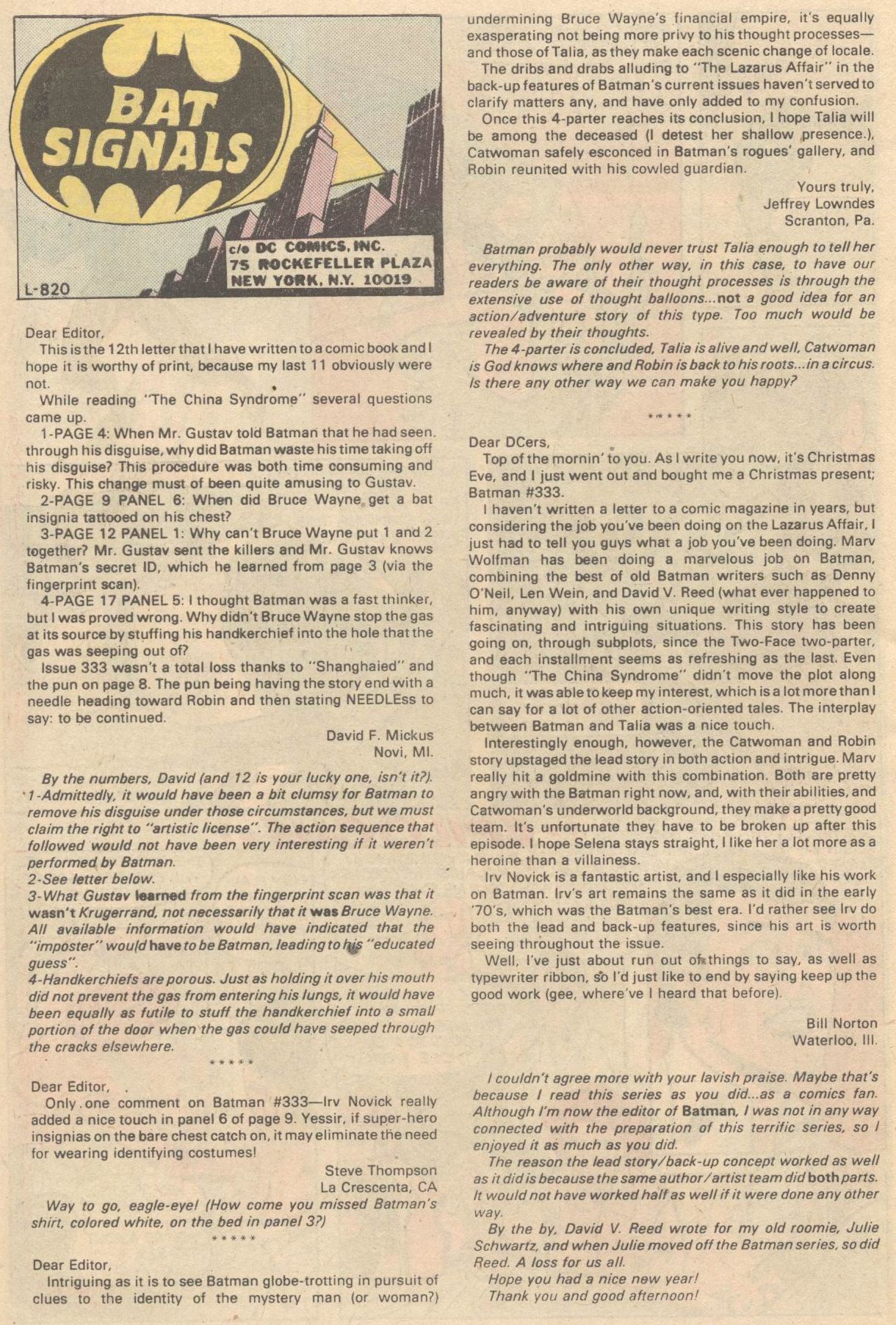 Read online Batman (1940) comic -  Issue #338 - 33
