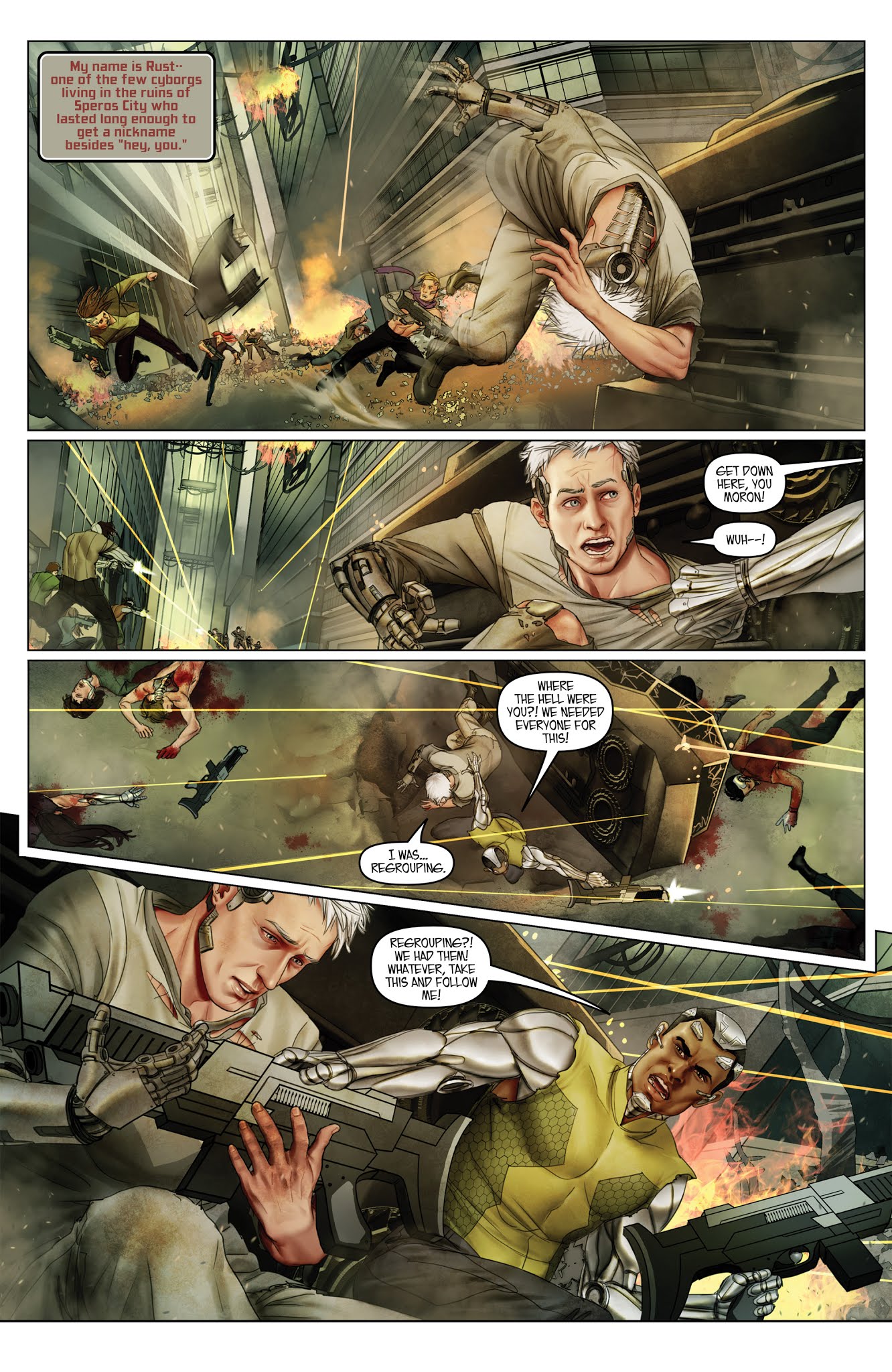 Read online Aphrodite IX: Ares comic -  Issue # Full - 5