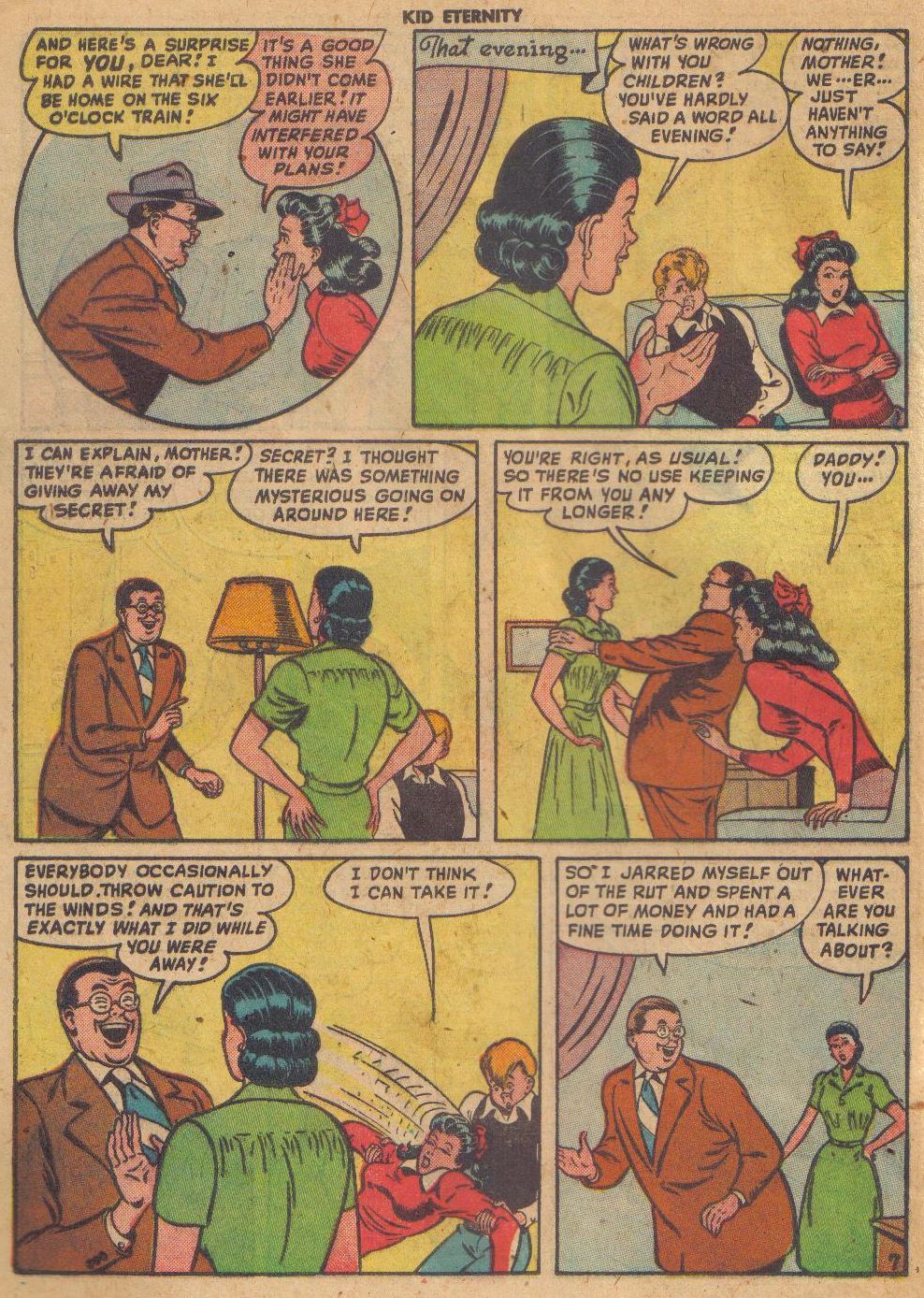 Read online Kid Eternity (1946) comic -  Issue #15 - 21