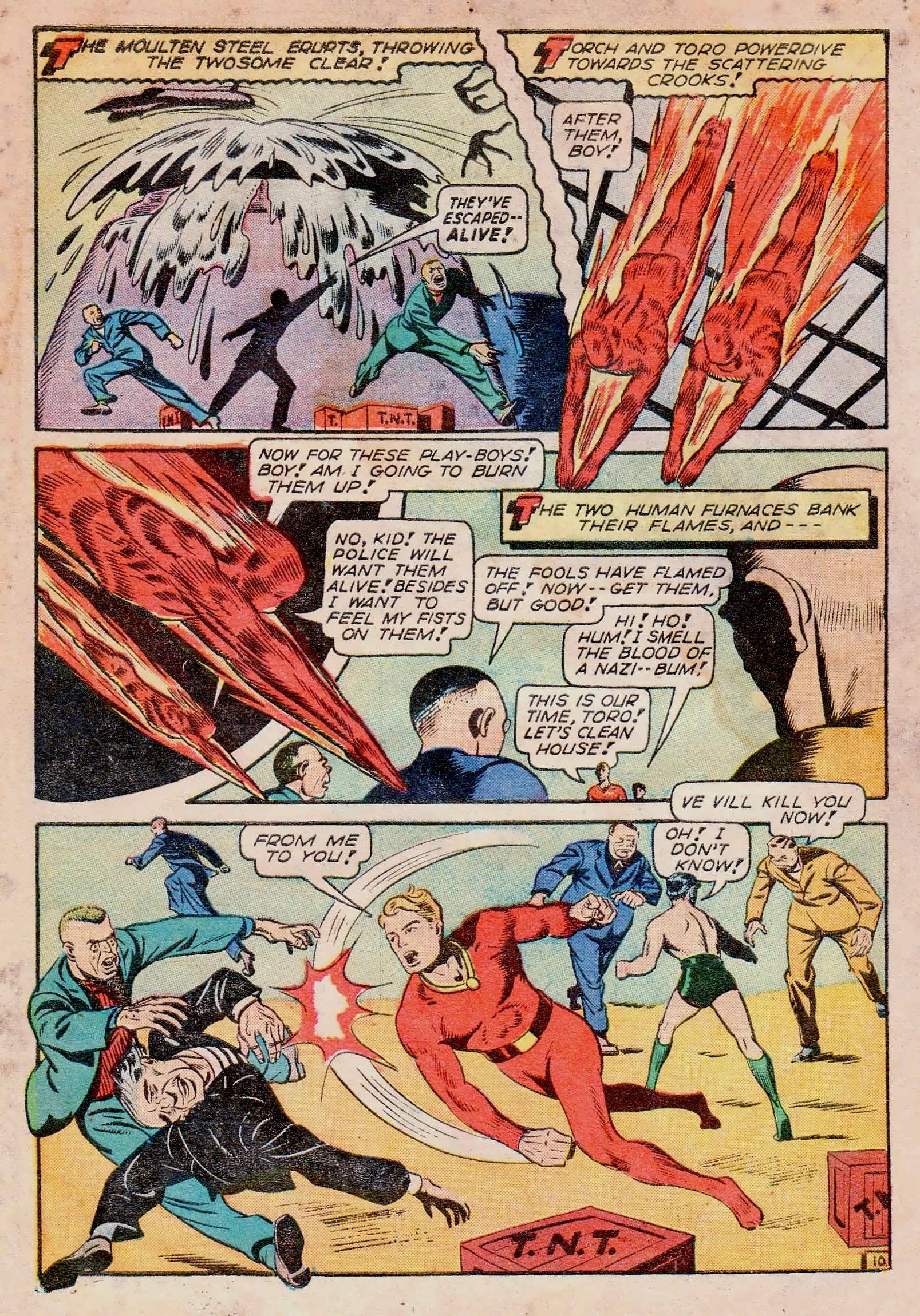 Read online The Human Torch (1940) comic -  Issue #15 - 12