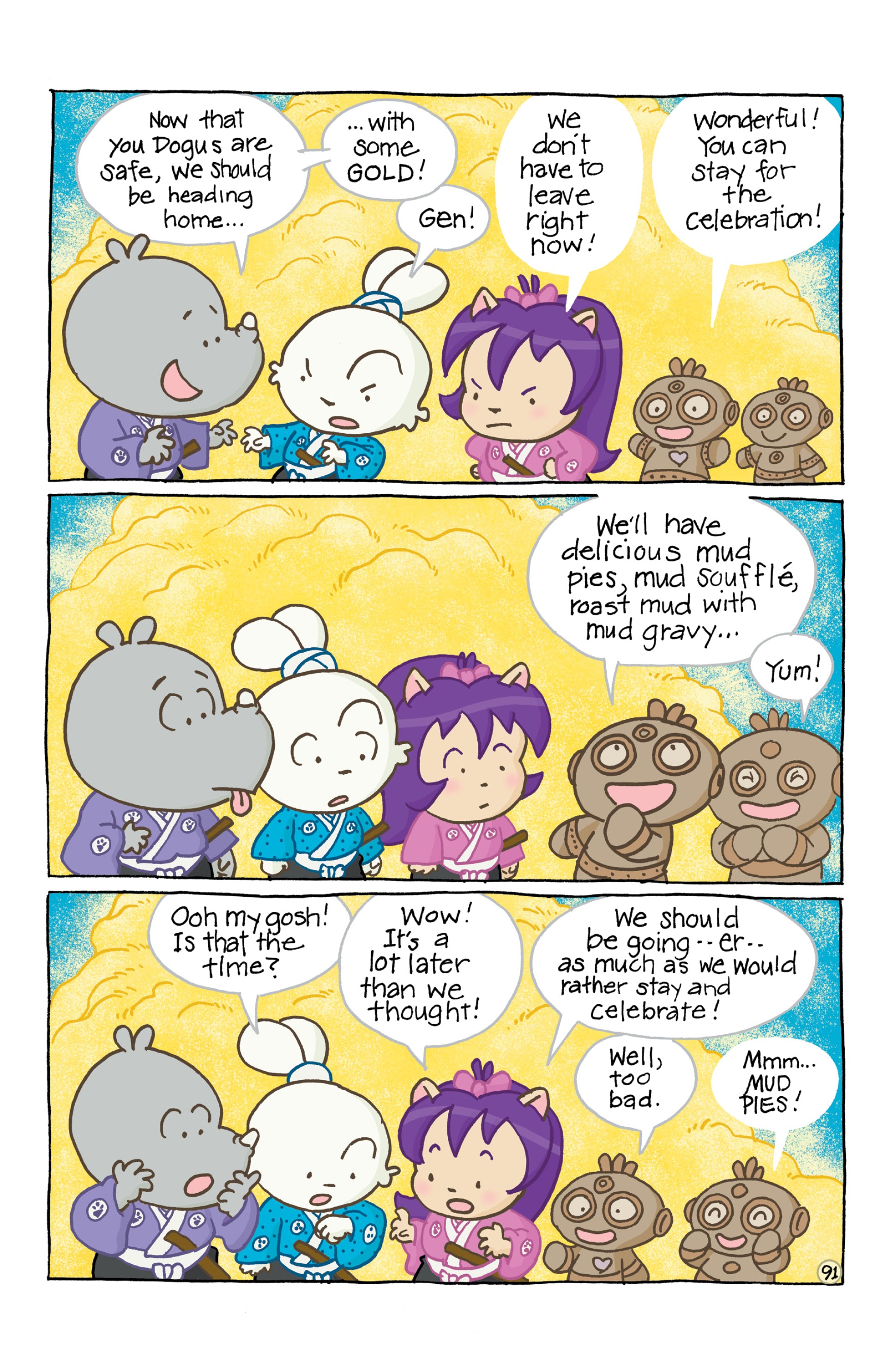 Read online Chibi-Usagi: Attack of the Heebie Chibis comic -  Issue # TPB - 95