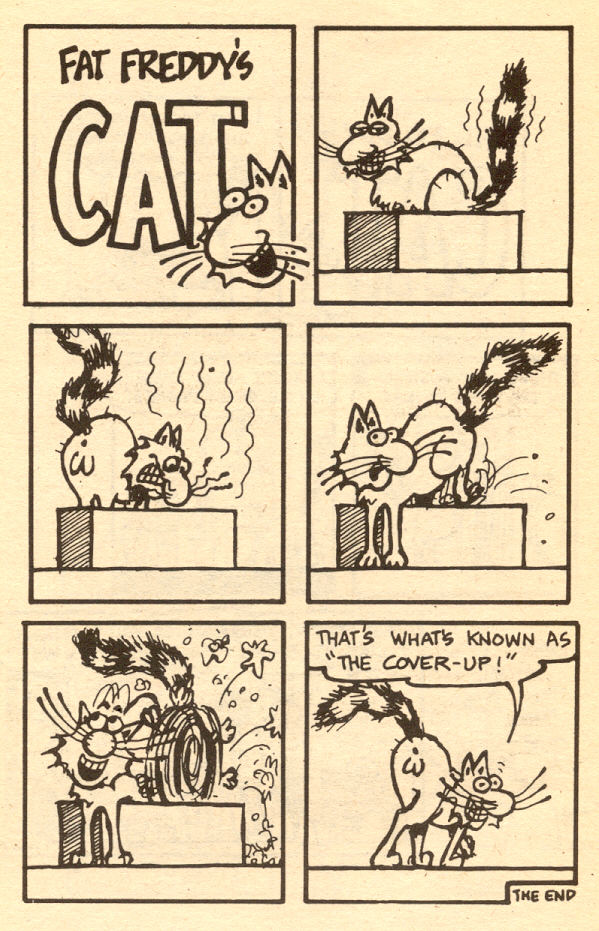 Read online Adventures of Fat Freddy's Cat comic -  Issue #1 - 32